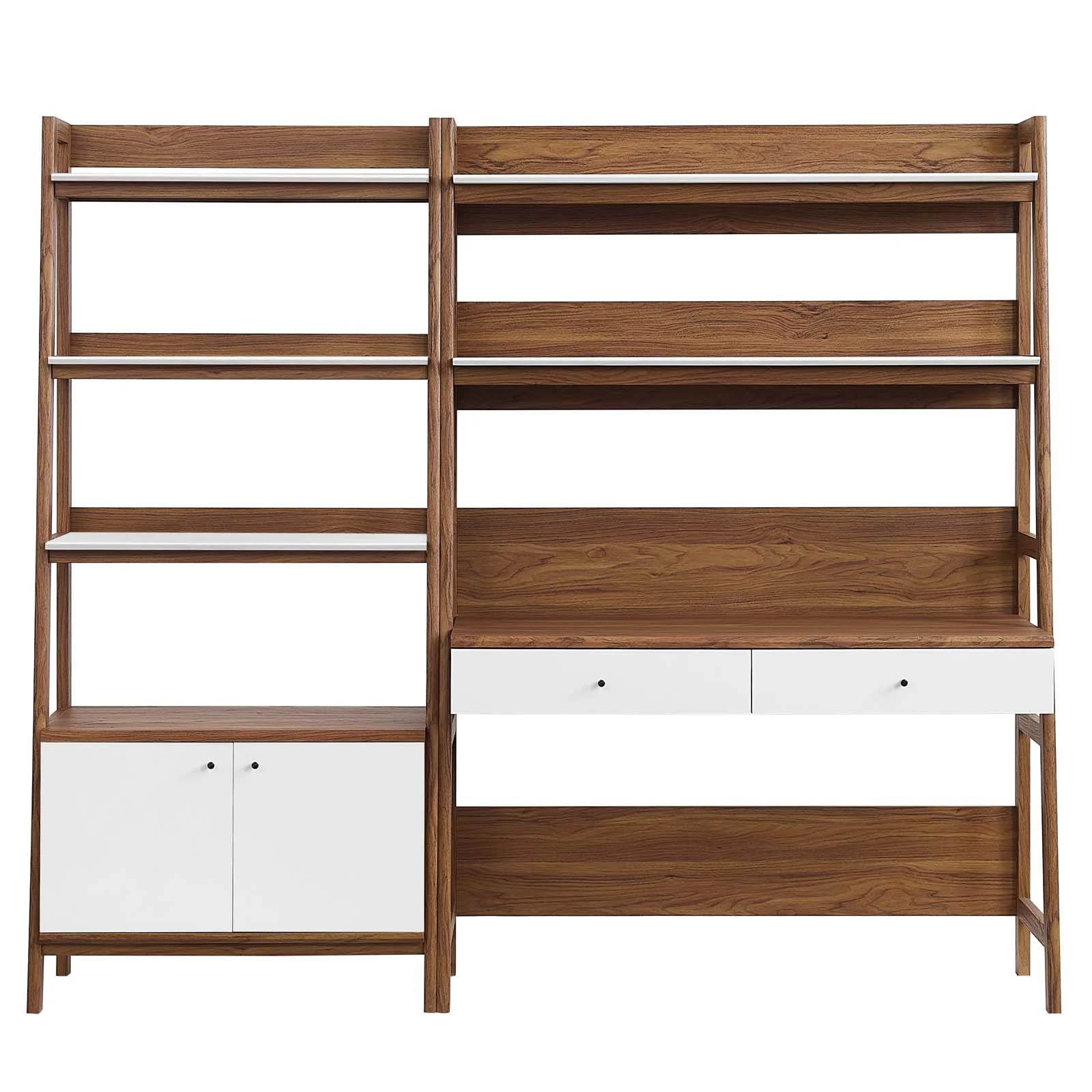 Bixby 2-Piece Wood Office Desk and Bookshelf By Modway - EEI-6112 - Image 12