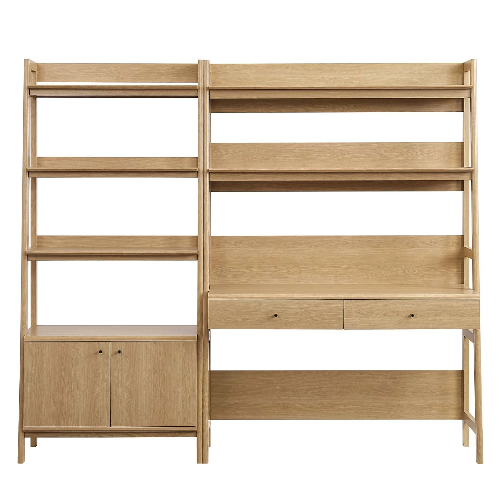 Bixby 2-Piece Wood Office Desk and Bookshelf By Modway - EEI-6112 - Image 3
