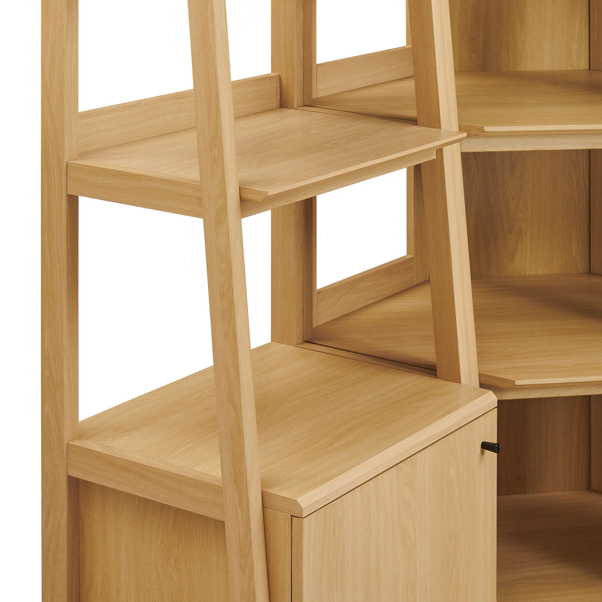 Bixby 3-piece Corner Bookshelf Set with Narrow Bookshelves by Modway - Image 5