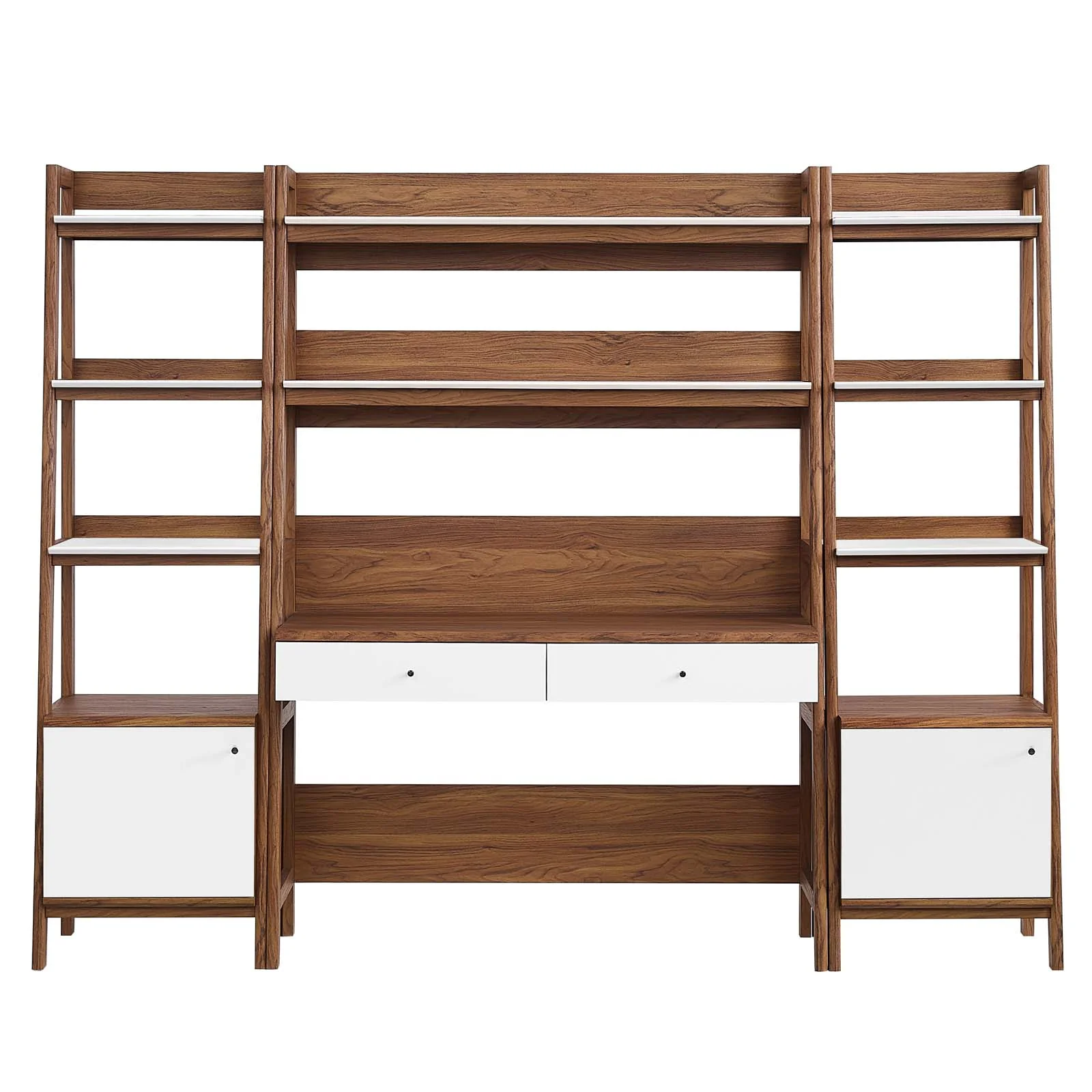 Bixby 3-Piece Wood Office Desk and Bookshelf By Modway - EEI-6114 - Image 12