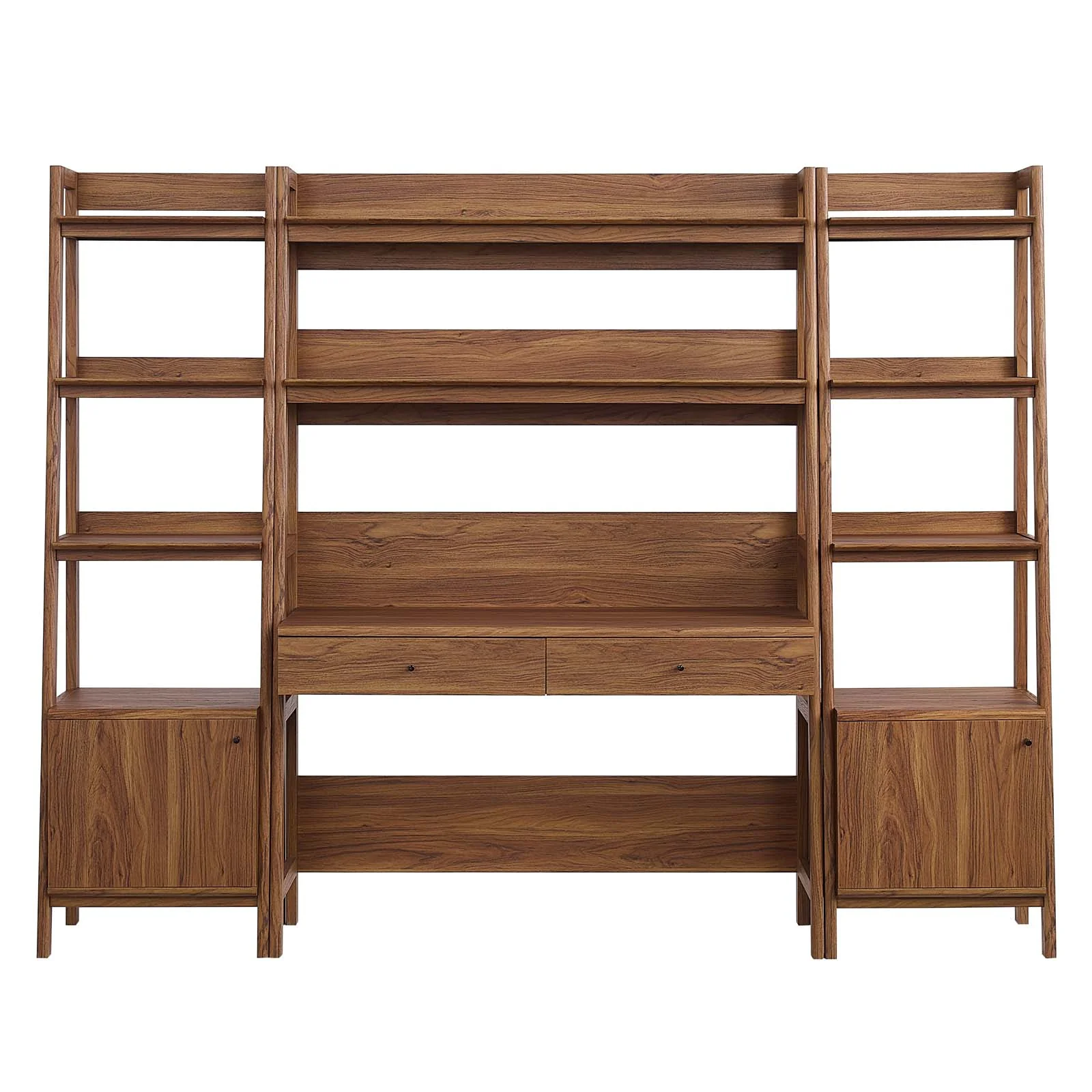 Bixby 3-Piece Wood Office Desk and Bookshelf By Modway - EEI-6114 - Image 7