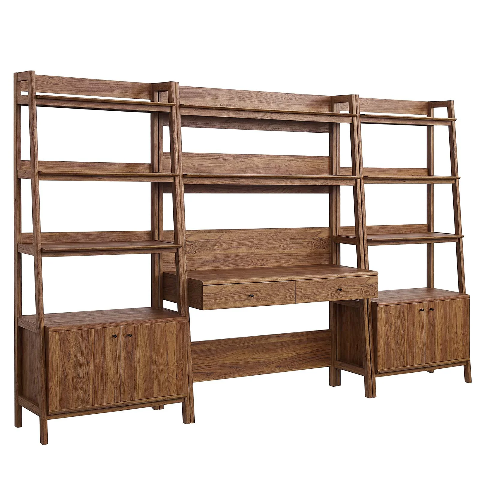 Bixby 3-Piece Wood Office Desk and Bookshelf By Modway - EEI-6115 - Image 6