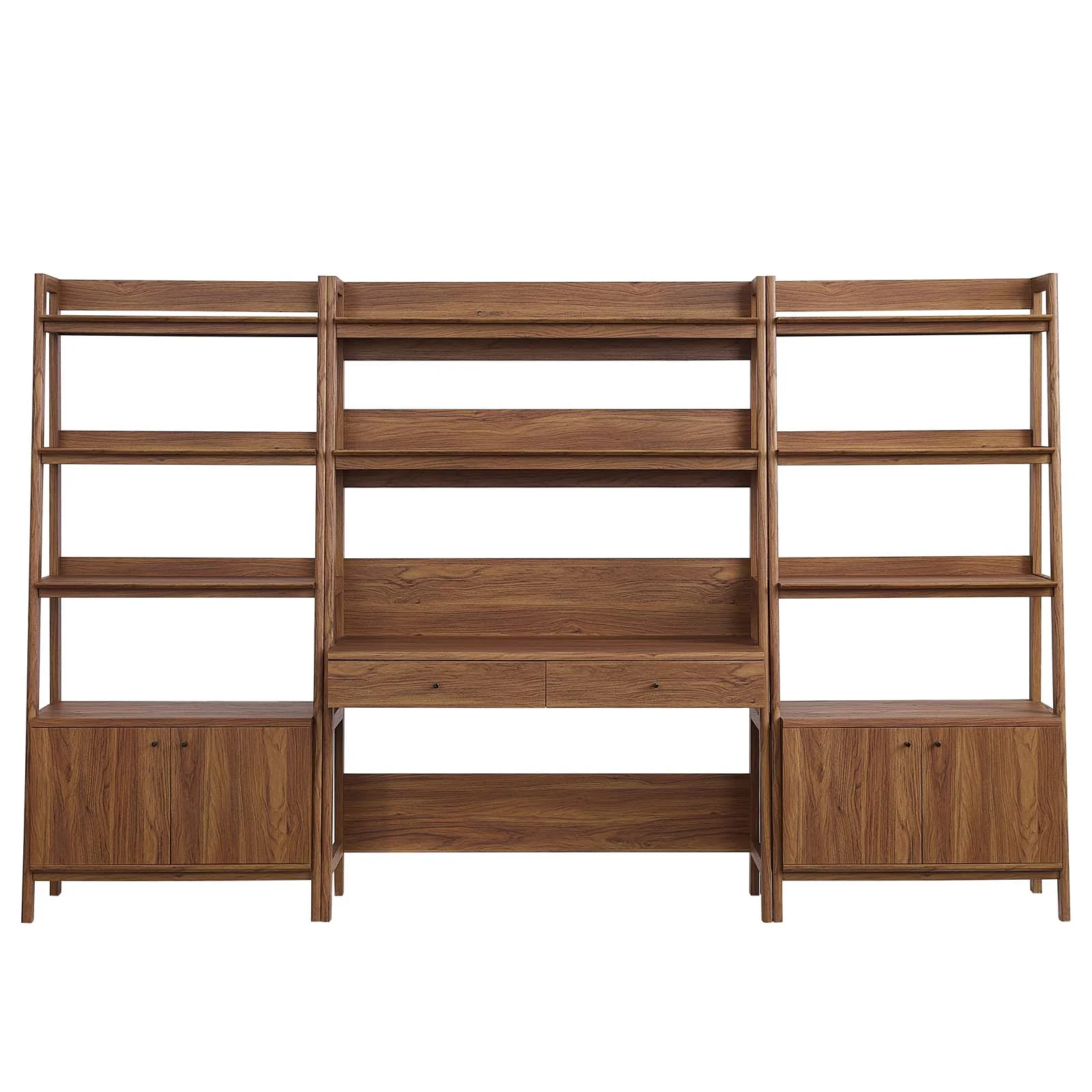 Bixby 3-Piece Wood Office Desk and Bookshelf By Modway - EEI-6115 - Image 7