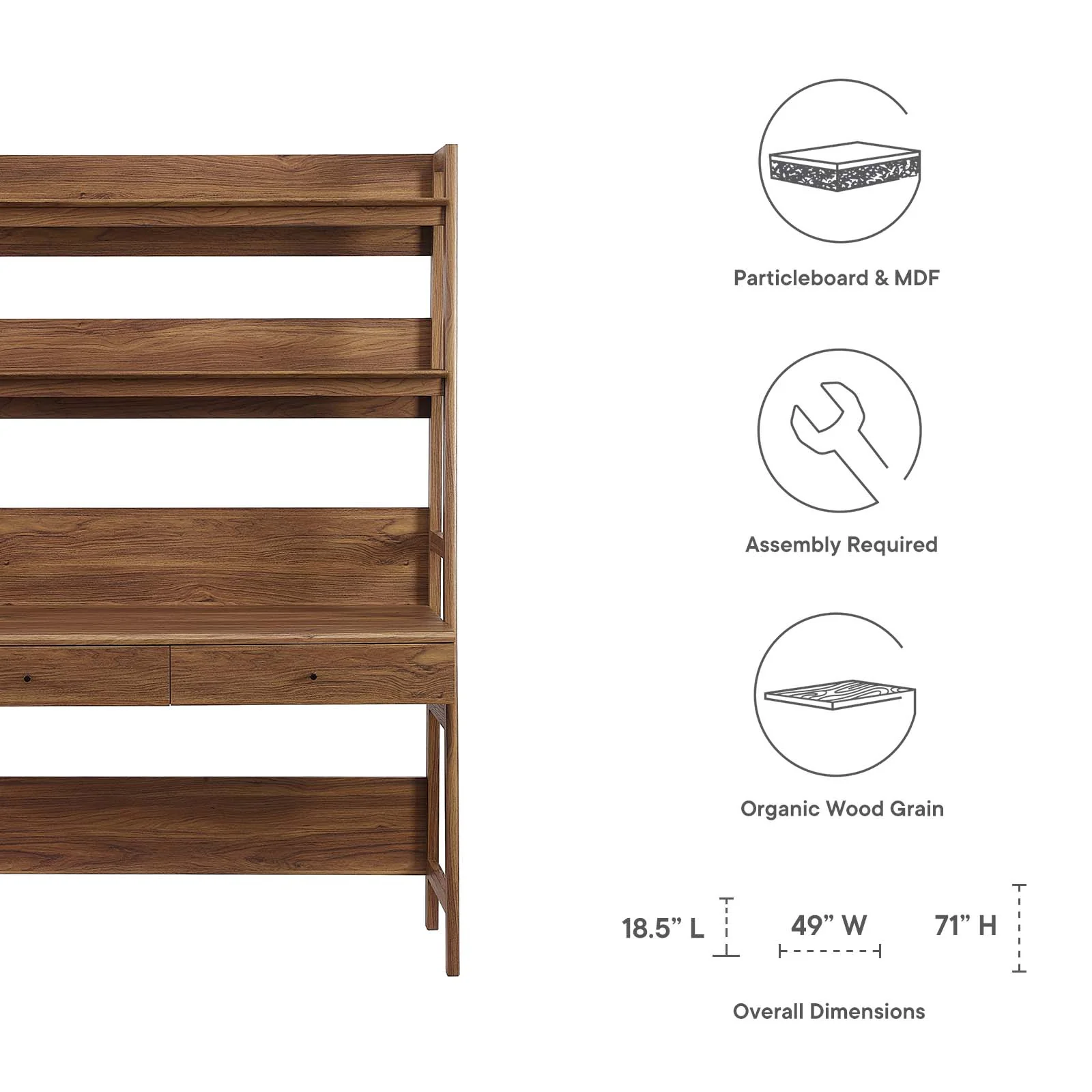 Bixby Office Desk By Modway - EEI-6073 - Image 12