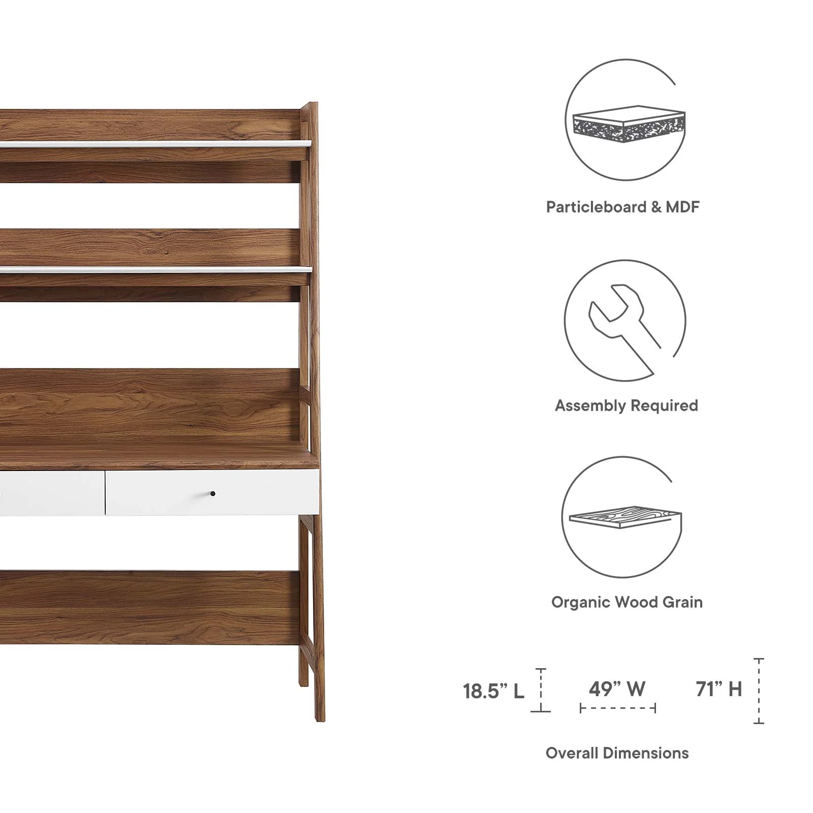 Bixby Office Desk By Modway - EEI-6073 - Image 19