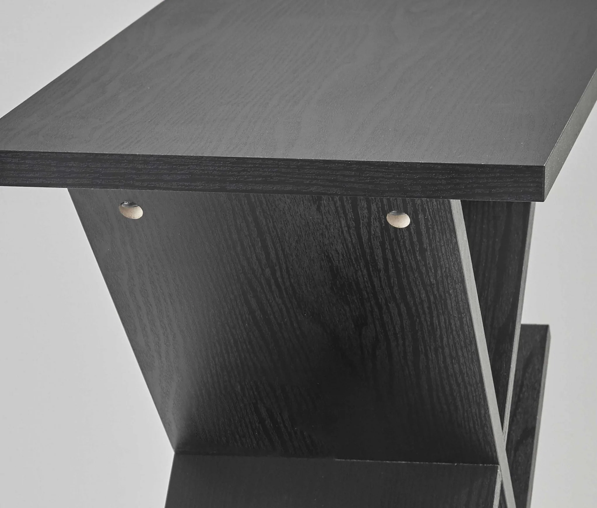Black Accent Table By Homeroots - Image 2