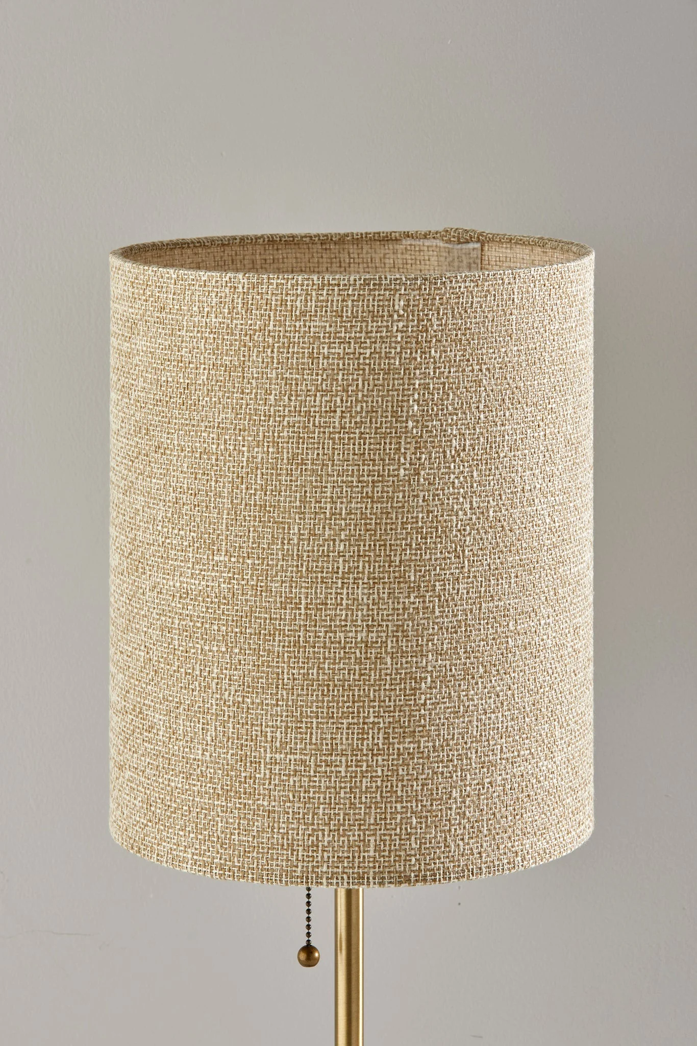 Black and Gold Marble and Metal Table Lamp With Beige Drum Shade By Homeroots - Image 4