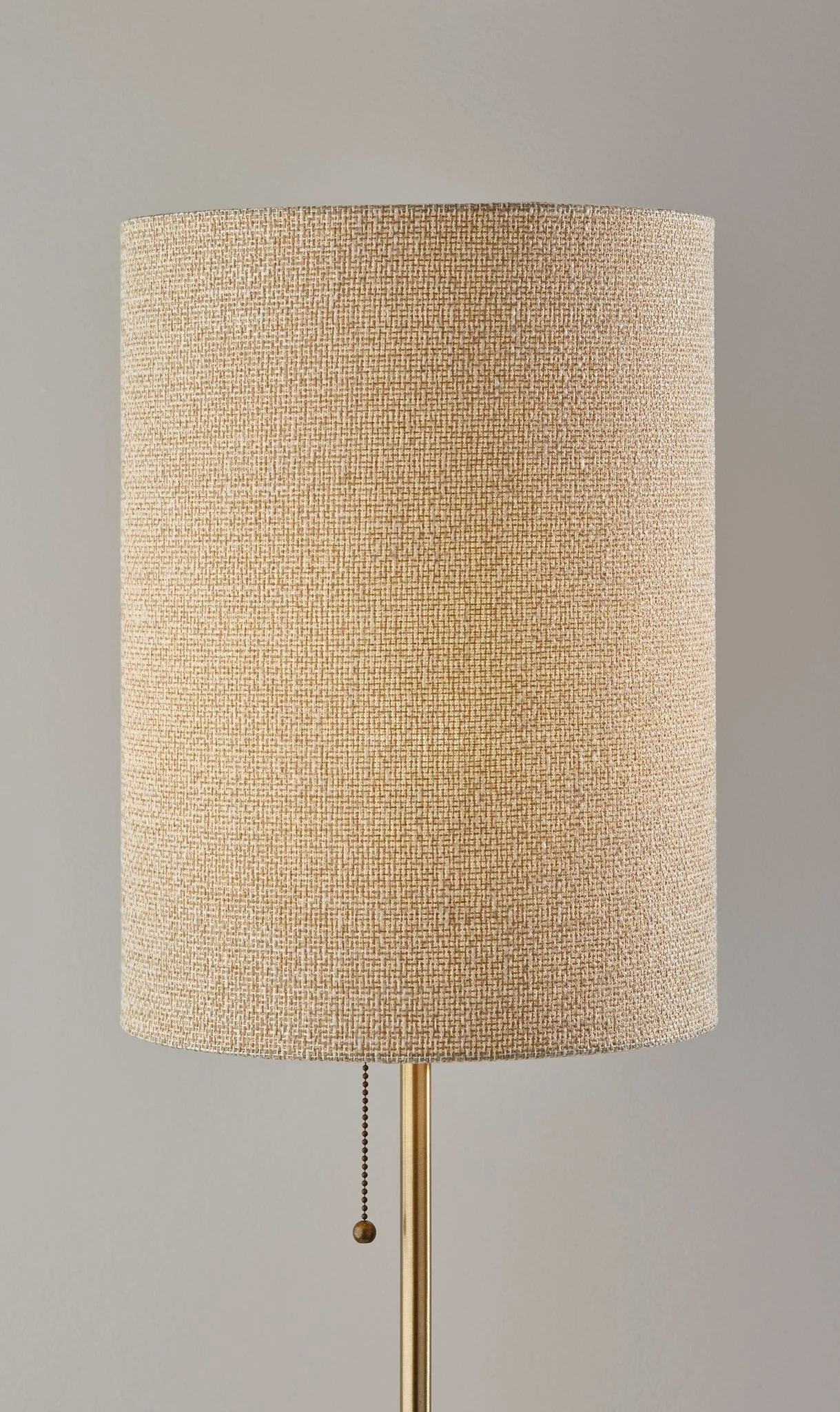 Black and Gold Marble and Metal Table Lamp With Beige Drum Shade By Homeroots - Image 6