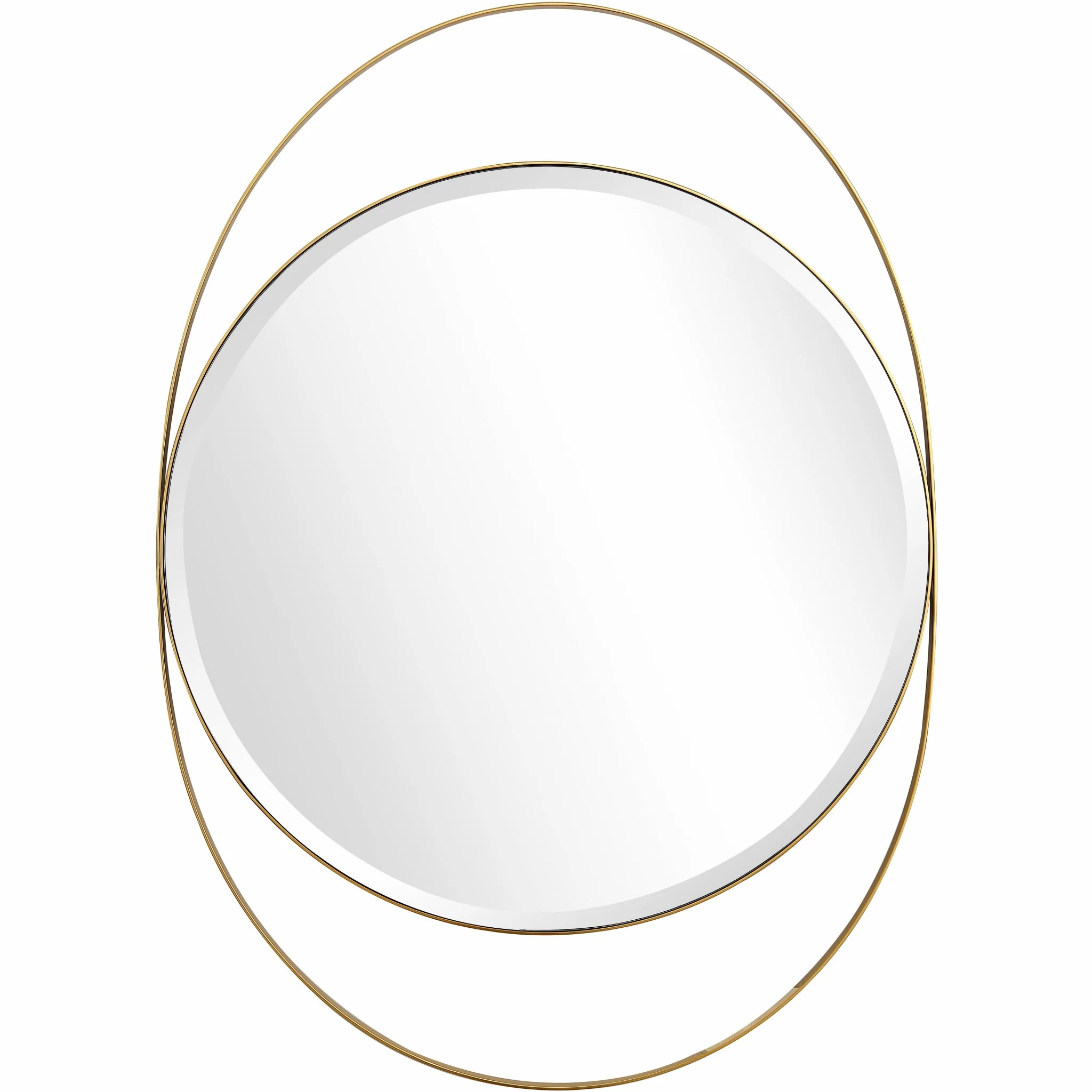 Black and Gold Mirror and Console Table By Homeroots - Image 5