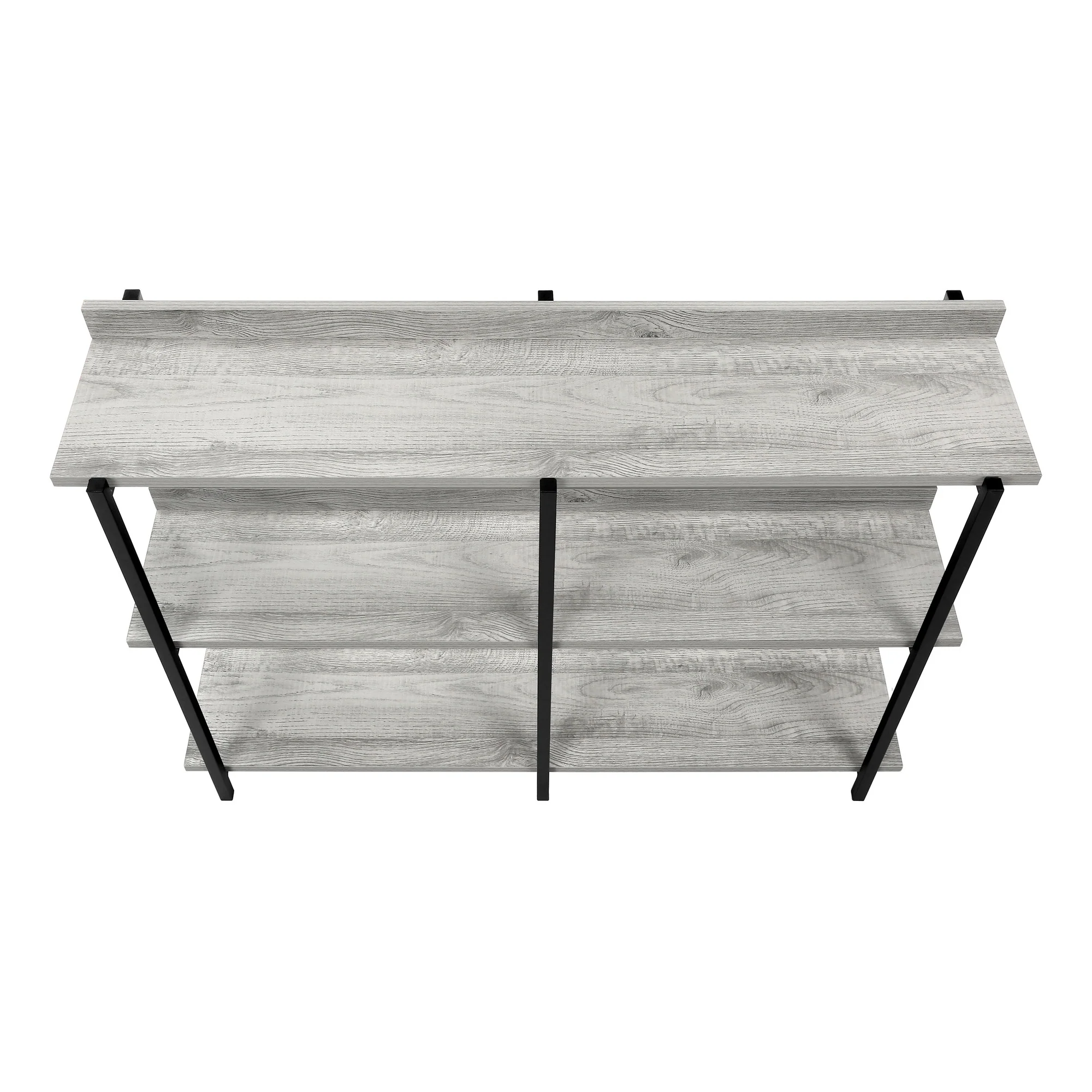 Black And Gray End Table With Three Shelves By Homeroots - Image 6
