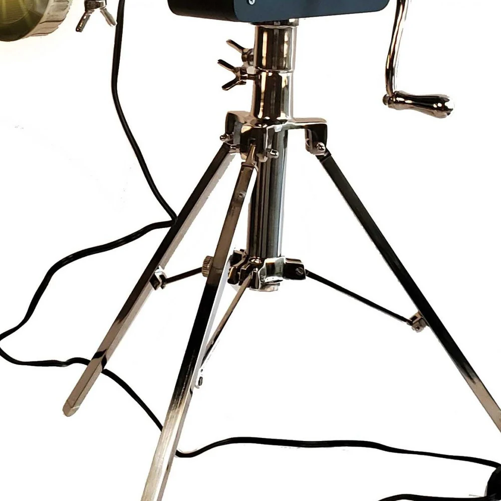 Black And Silver Tripod Floor Lamp With Metal Novelty Shade By Homeroots - Image 4
