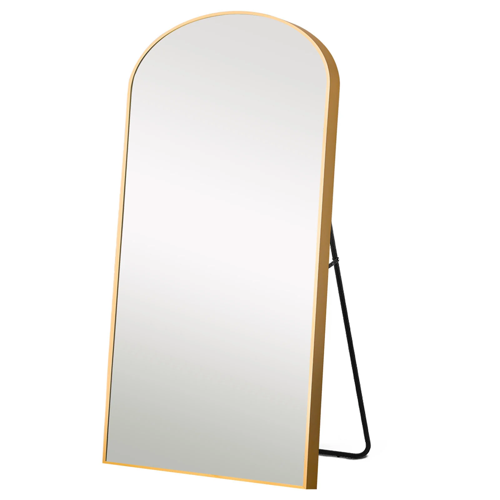 Black Arched Standing Mirror By Homeroots - Image 5