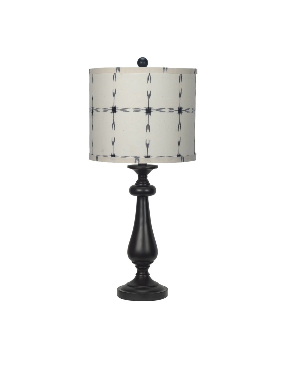 Black Candlestick Tribal Arrows Shade Table Lamp By Homeroots - Image 4