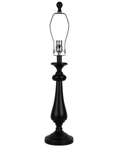 Black Candlestick Whimsical Dandelion Shade Table Lamp By Homeroots - Image 3