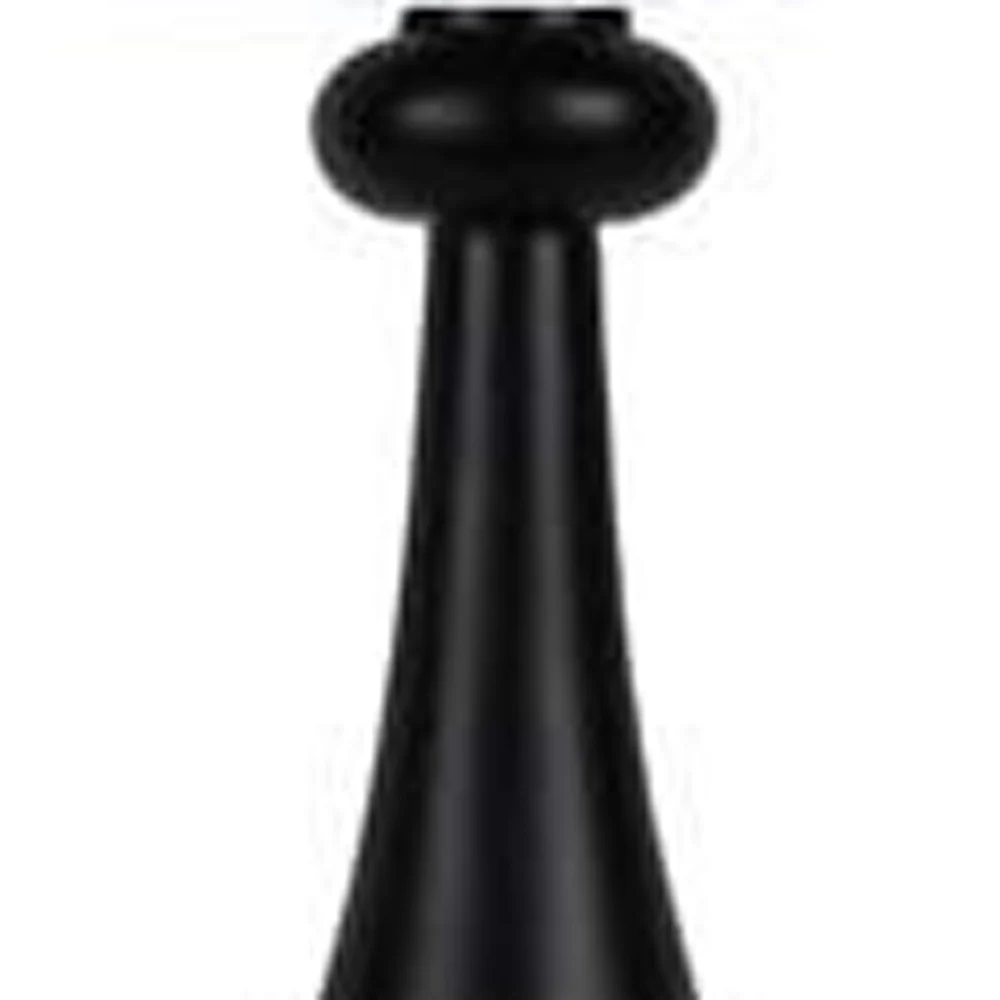 Black Candlestick Whimsical Dandelion Shade Table Lamp By Homeroots - Image 4
