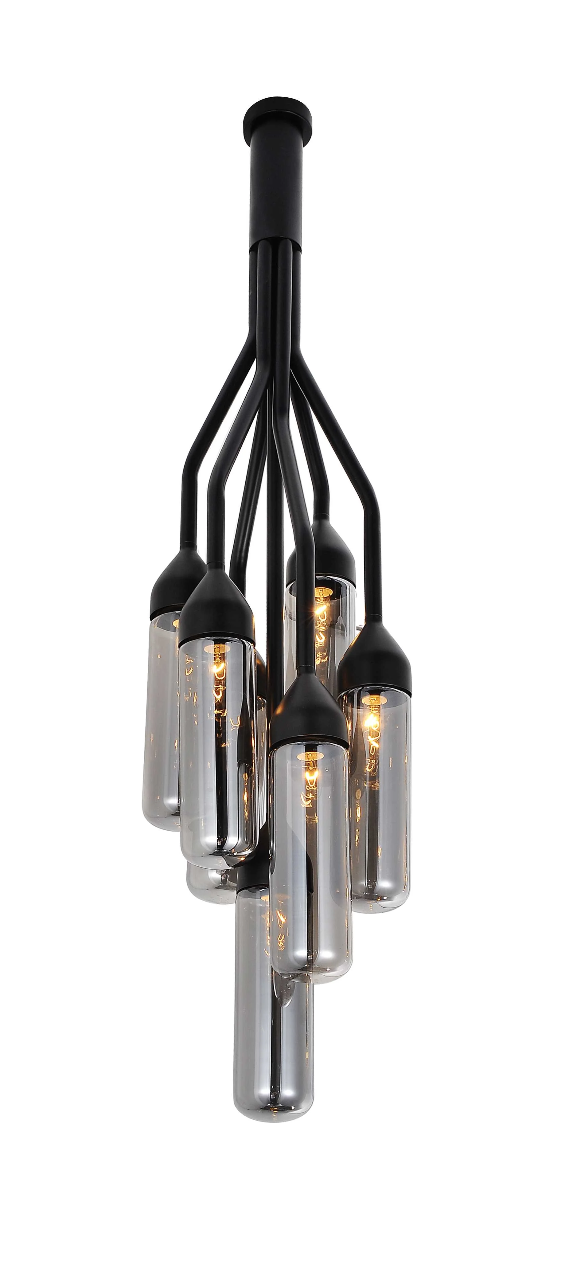 Black Carbon Steel Pendant Lamp By Homeroots - Image 2