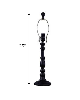 Black Classic Urn Shape Table Lamp Base By Homeroots - Image 2
