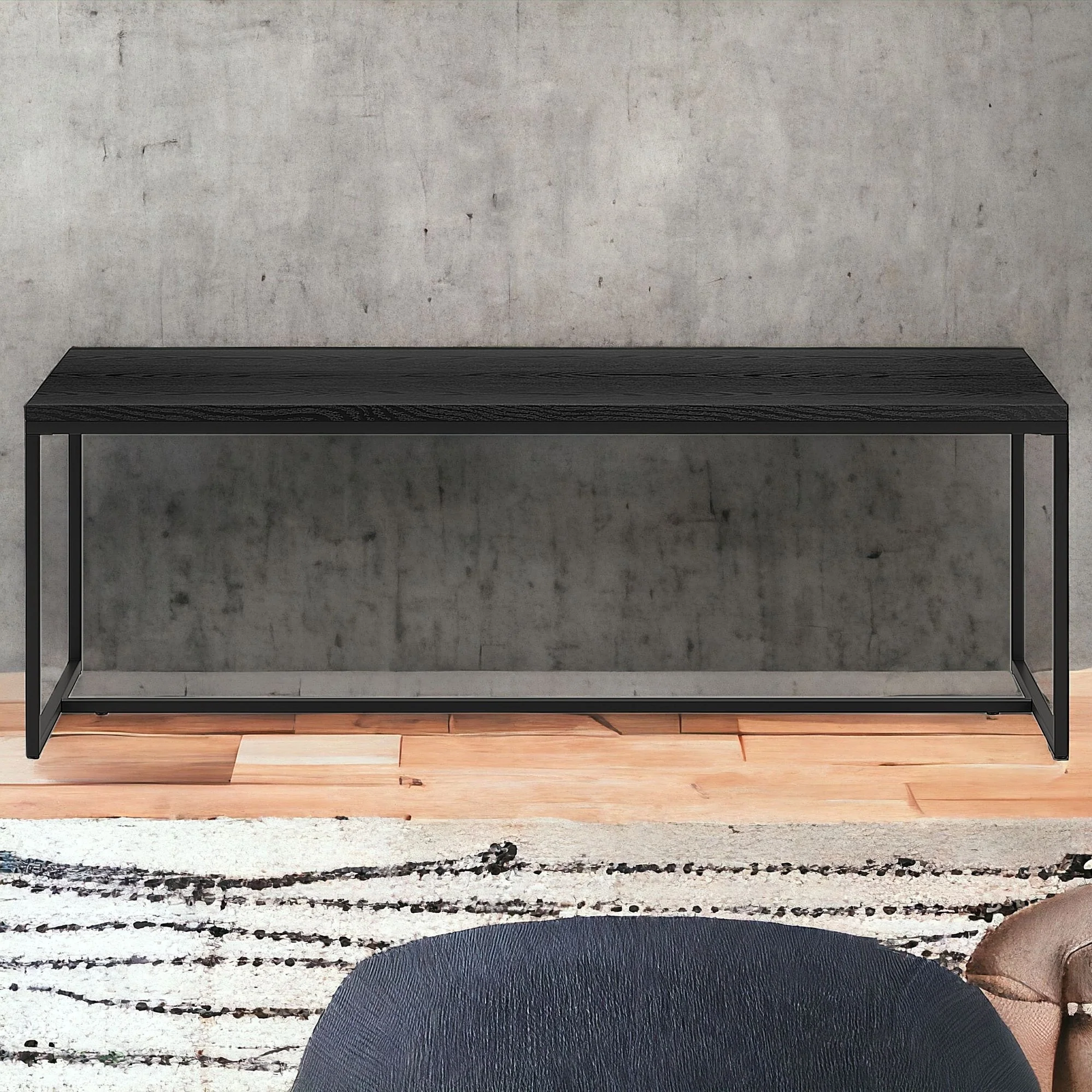 Black Coffee Table By Homeroots - Image 2