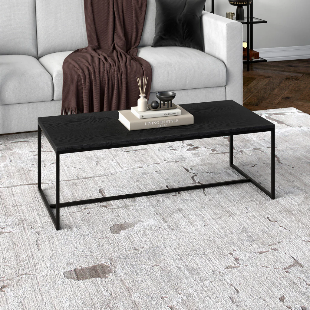 Black Coffee Table By Homeroots - Image 7