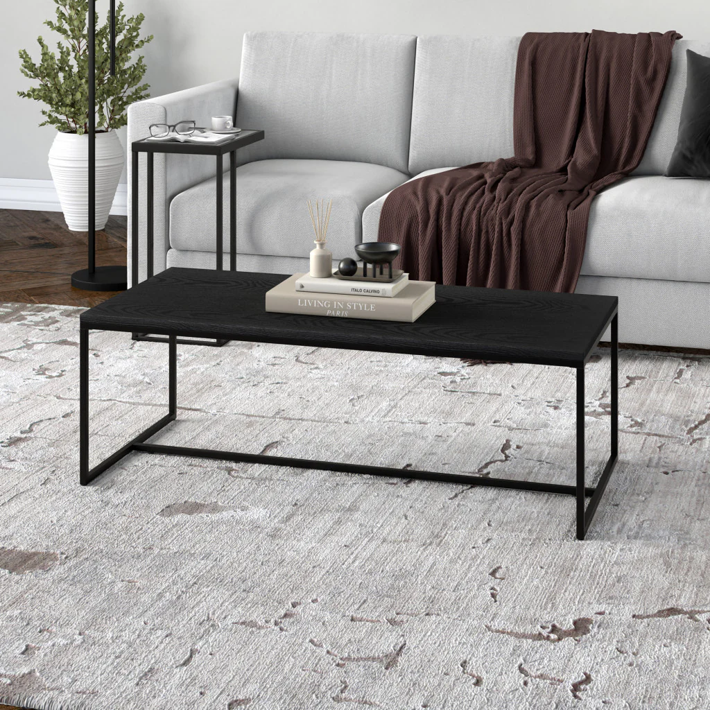 Black Coffee Table By Homeroots - Image 8