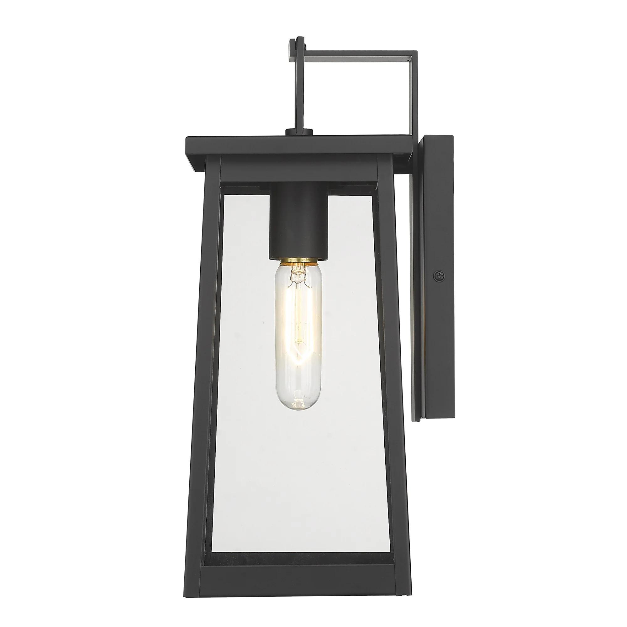 Black Contempo Elongated Outdoor Wall Light By Homeroots - Image 5