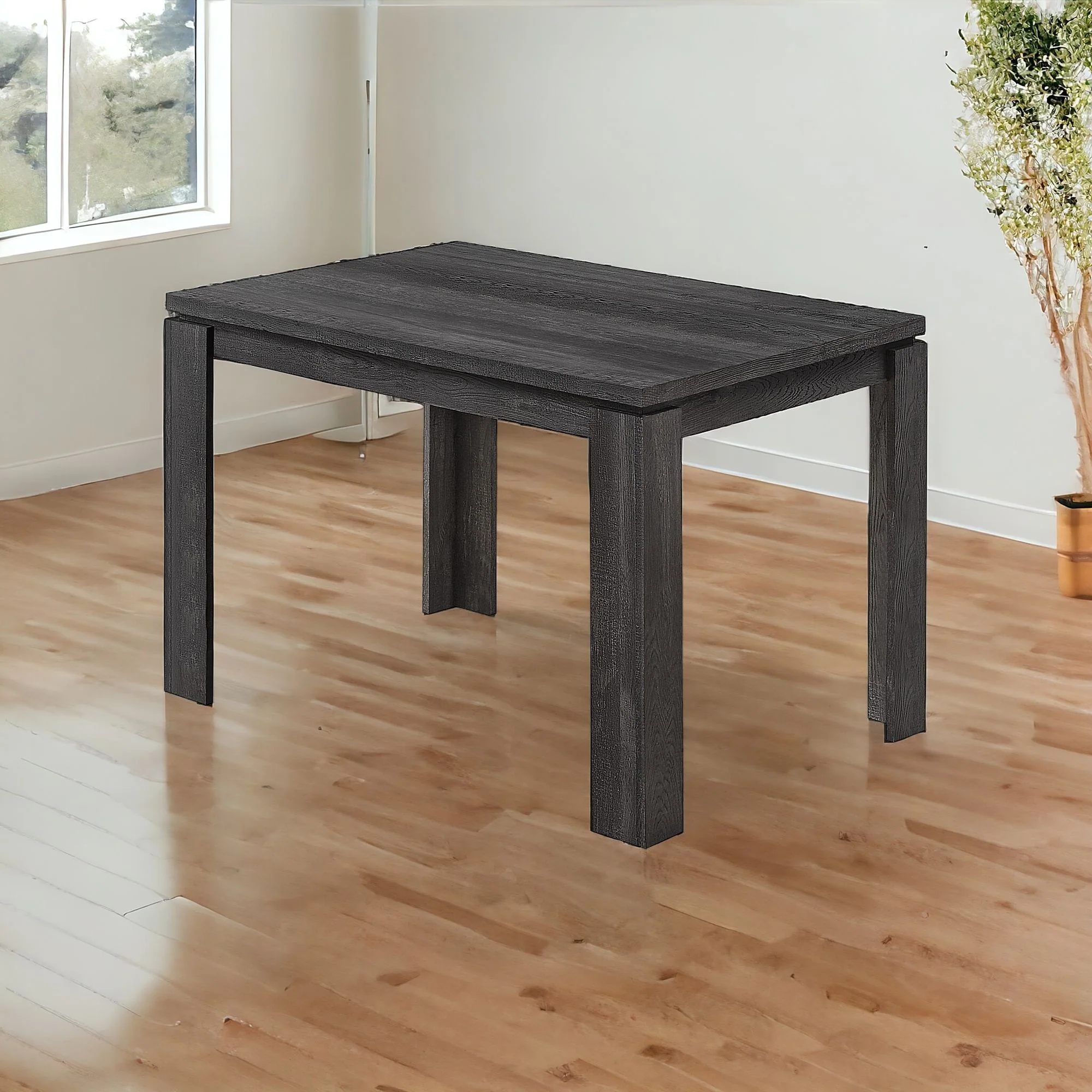 Black Dining Table By Homeroots - Image 2