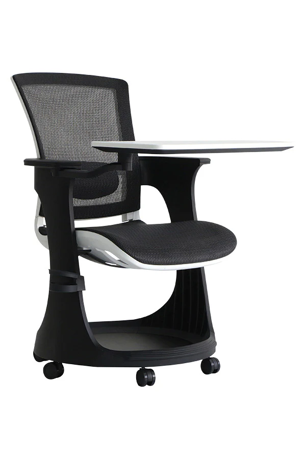 Black Elastic Mesh Seat and Back Chair By Homeroots - Image 2