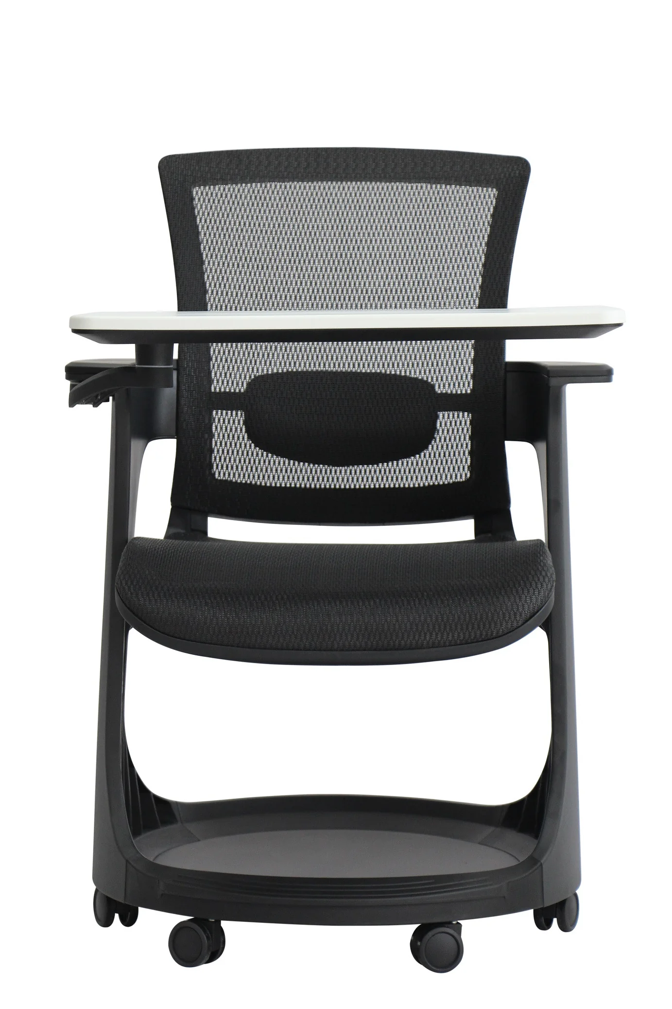 Black Elastic Mesh Seat and Back Chair By Homeroots - Image 4