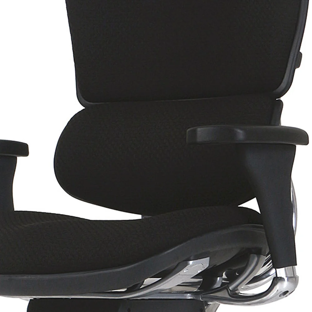 Black Fabric Chair By Homeroots - 372353 - Image 5