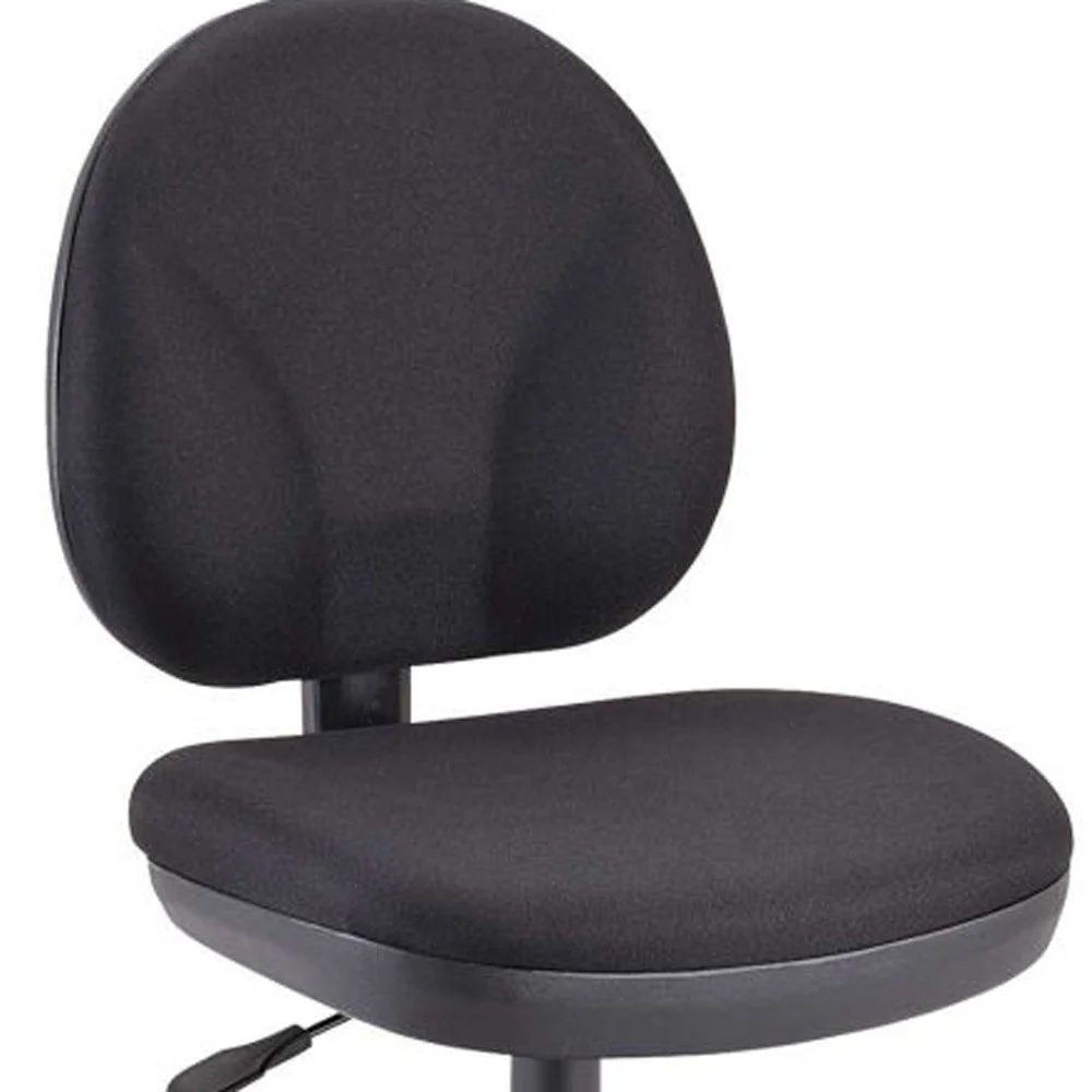 Black Fabric Chair By Homeroots - 372430 - Image 4