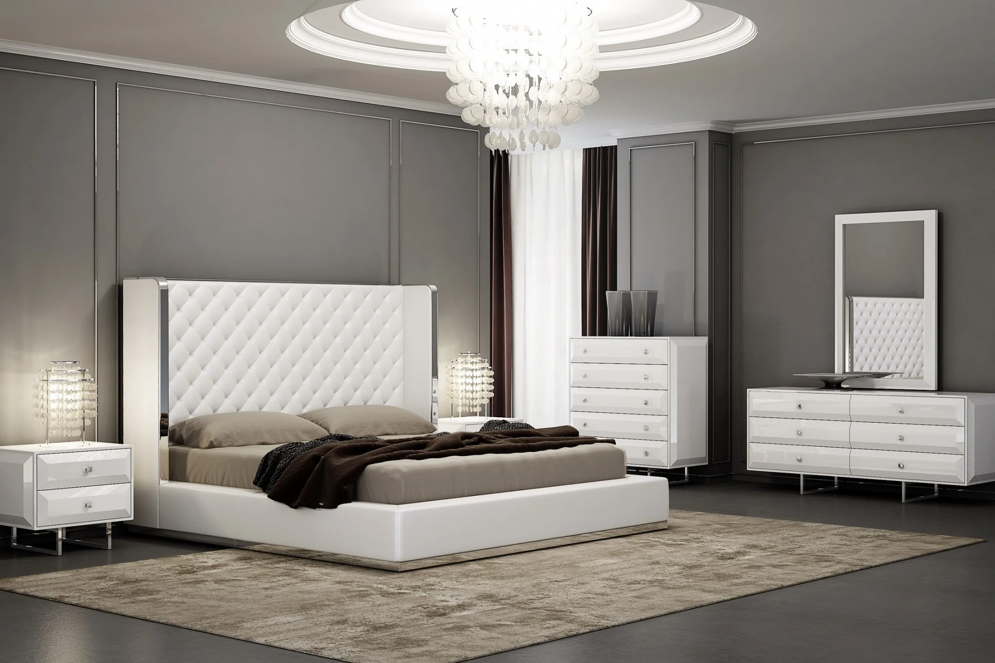 Black Faux Leather Bed King By Homeroots - Image 9