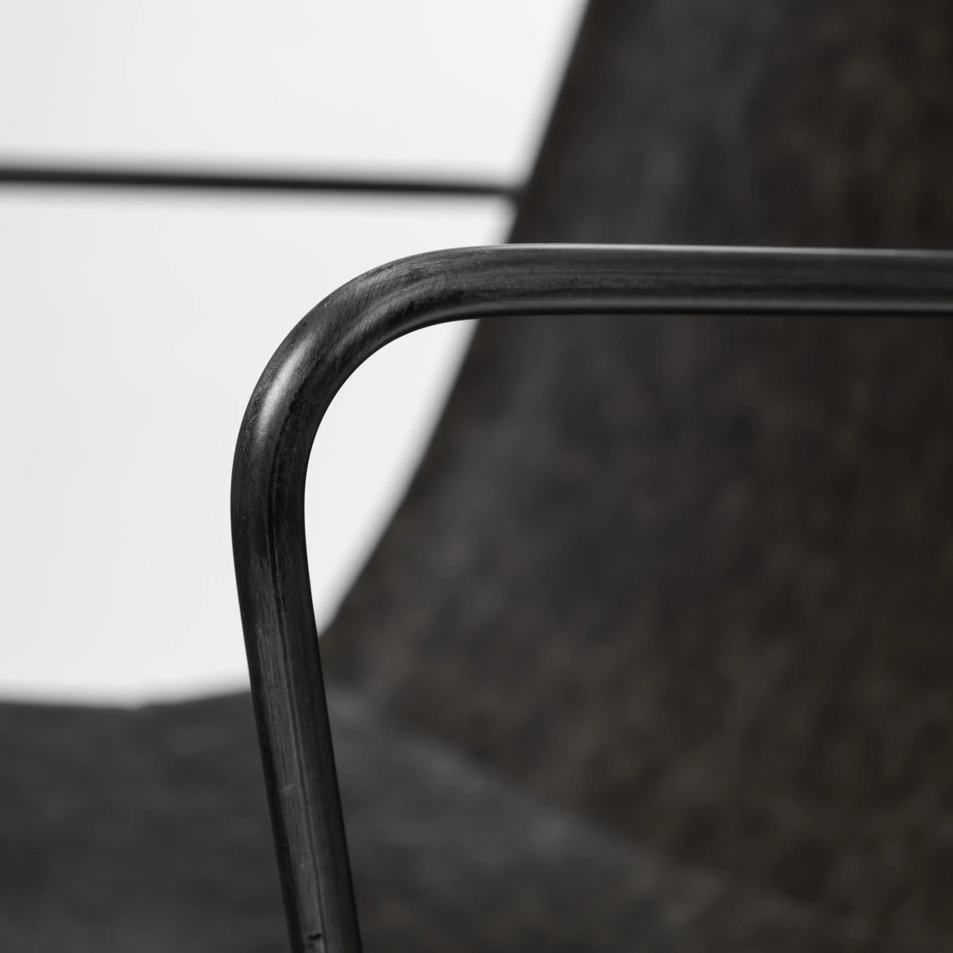 Black Faux Leather With Seat Black Iron Frame Dining Chair By Homeroots - Image 6