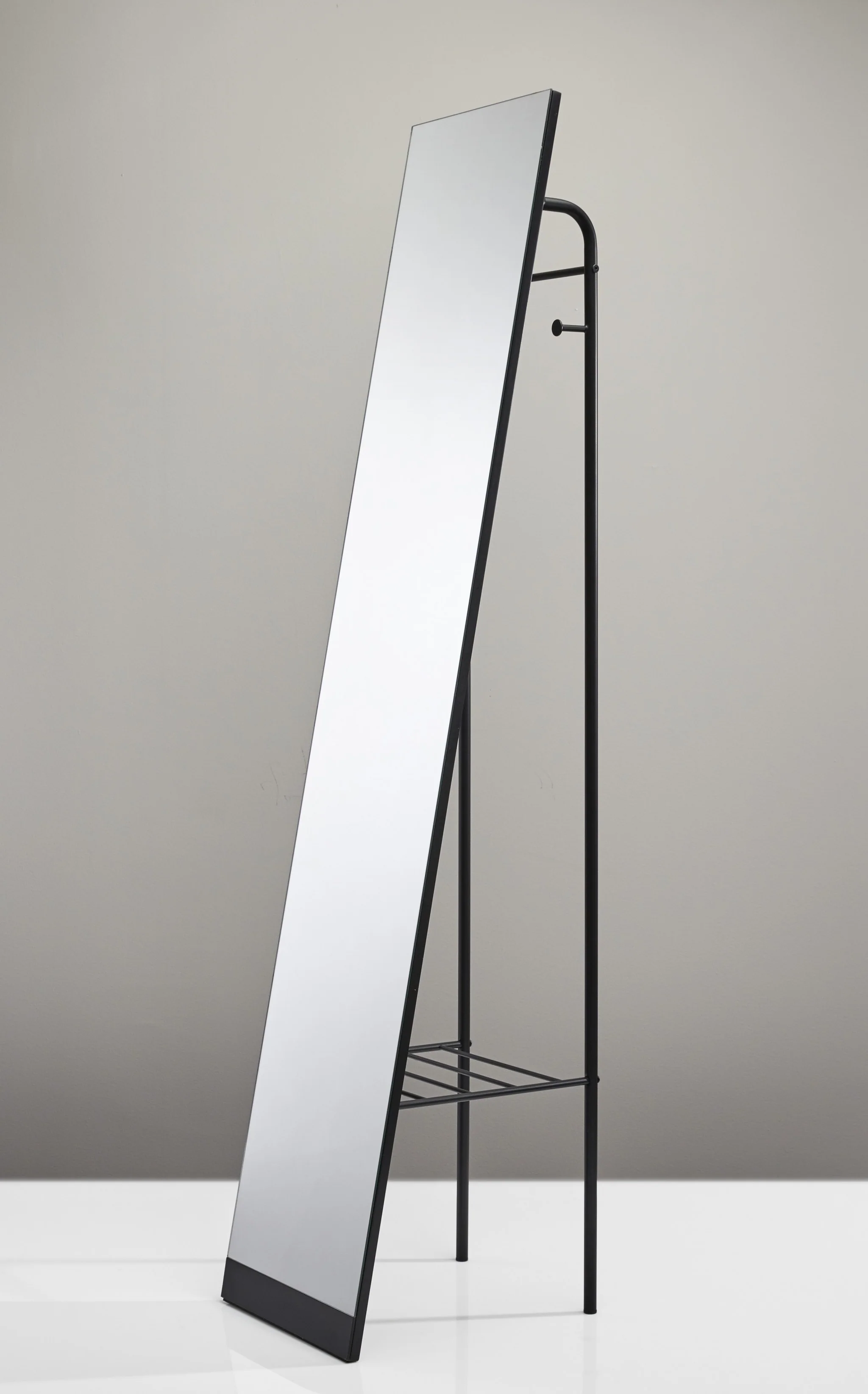Black Floor Mirror By Homeroots - 372971 - Image 2