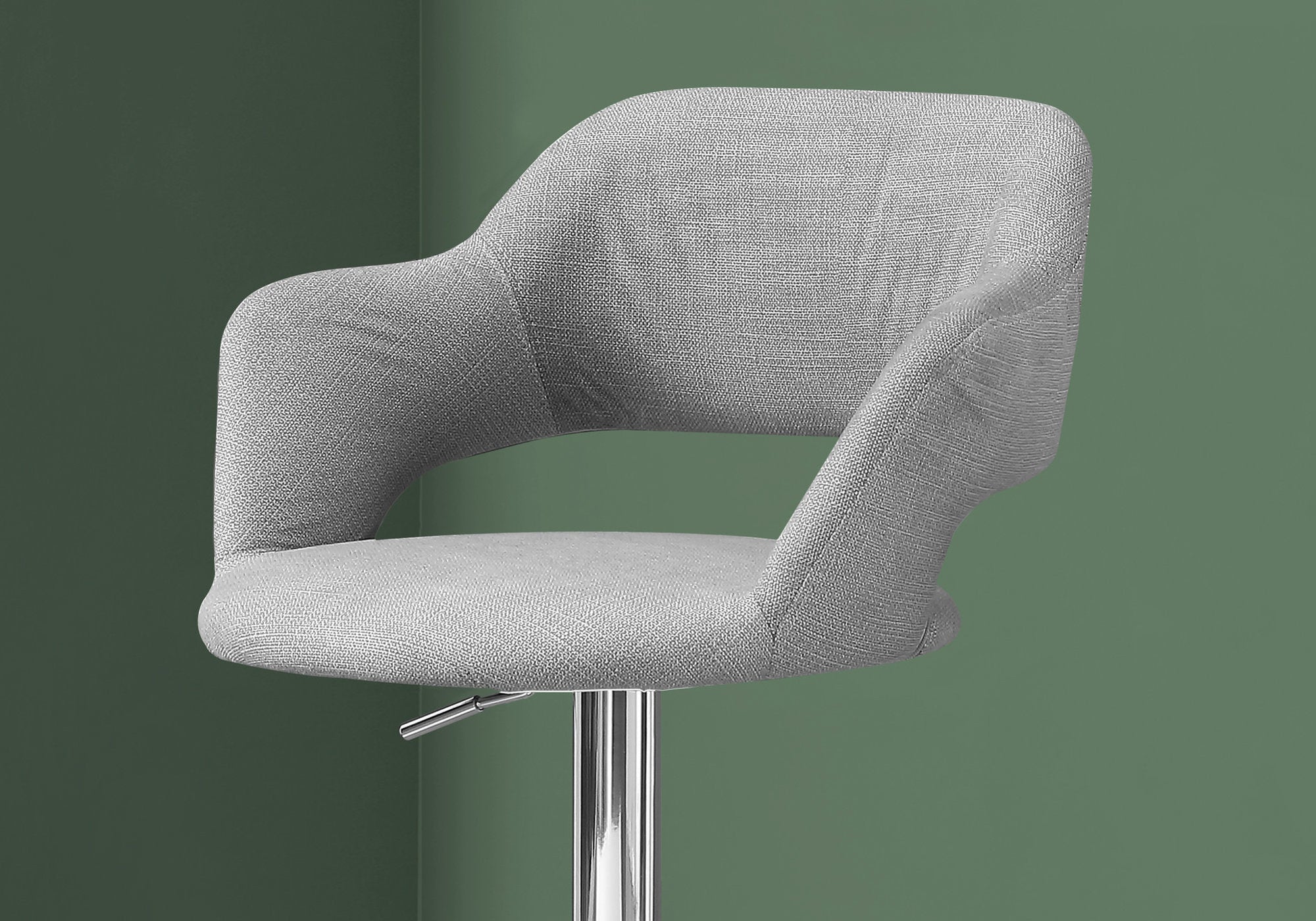 Black Foam Metal Leather Look Barstool By Homeroots - 332763 - Image 11