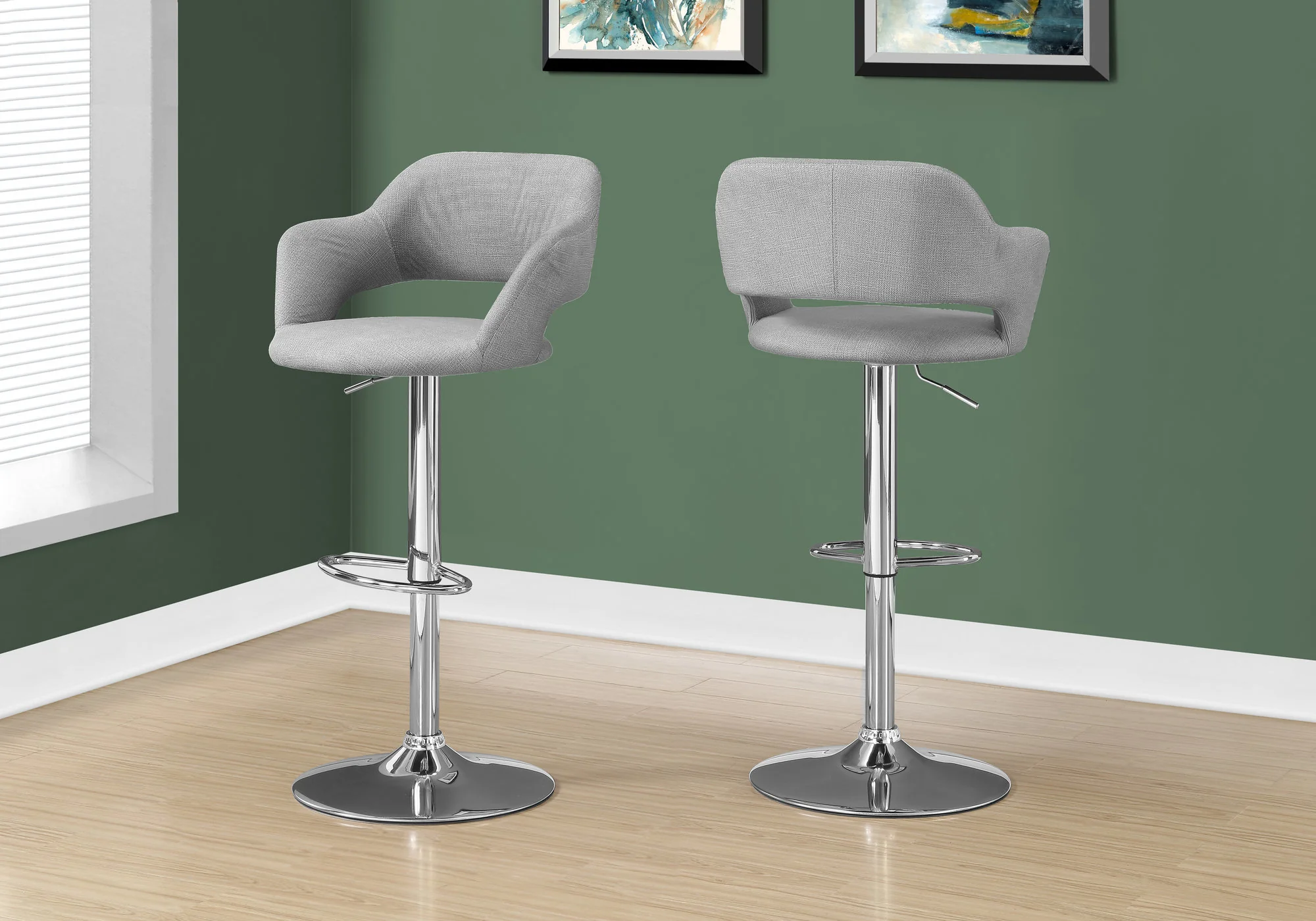 Black Foam Metal Leather Look Barstool By Homeroots - 332763 - Image 9