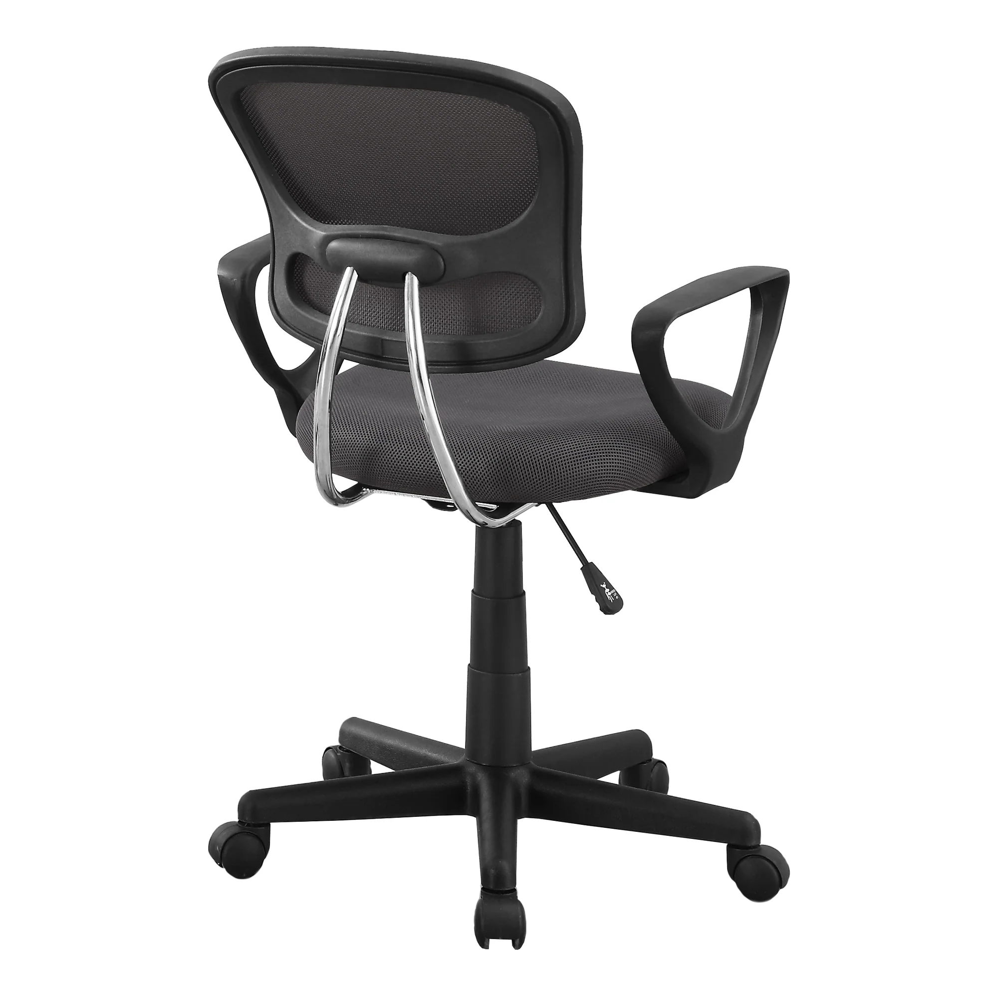 Black Foam Metal Polypropylene Polyester Office Chair By Homeroots - Image 10