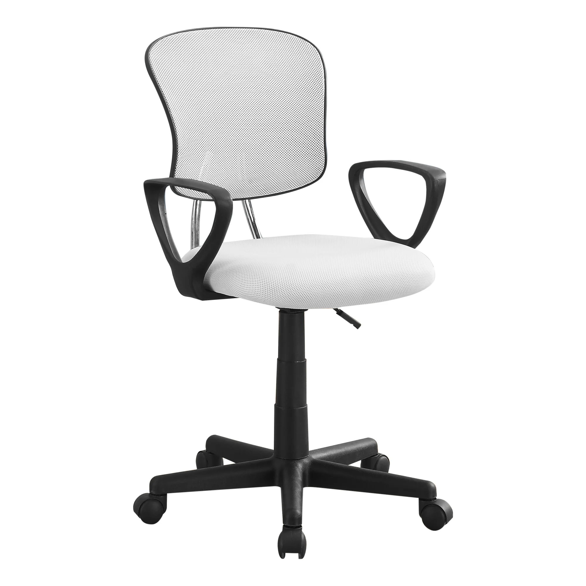Black Foam Metal Polypropylene Polyester Office Chair By Homeroots - Image 5