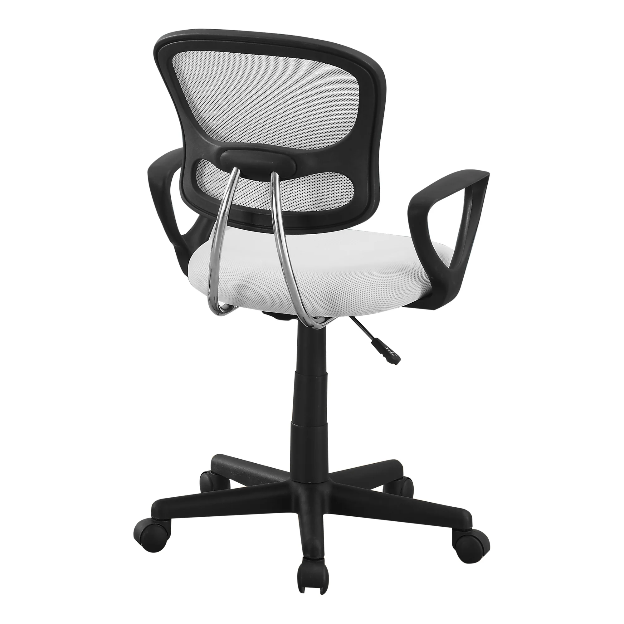 Black Foam Metal Polypropylene Polyester Office Chair By Homeroots - Image 6