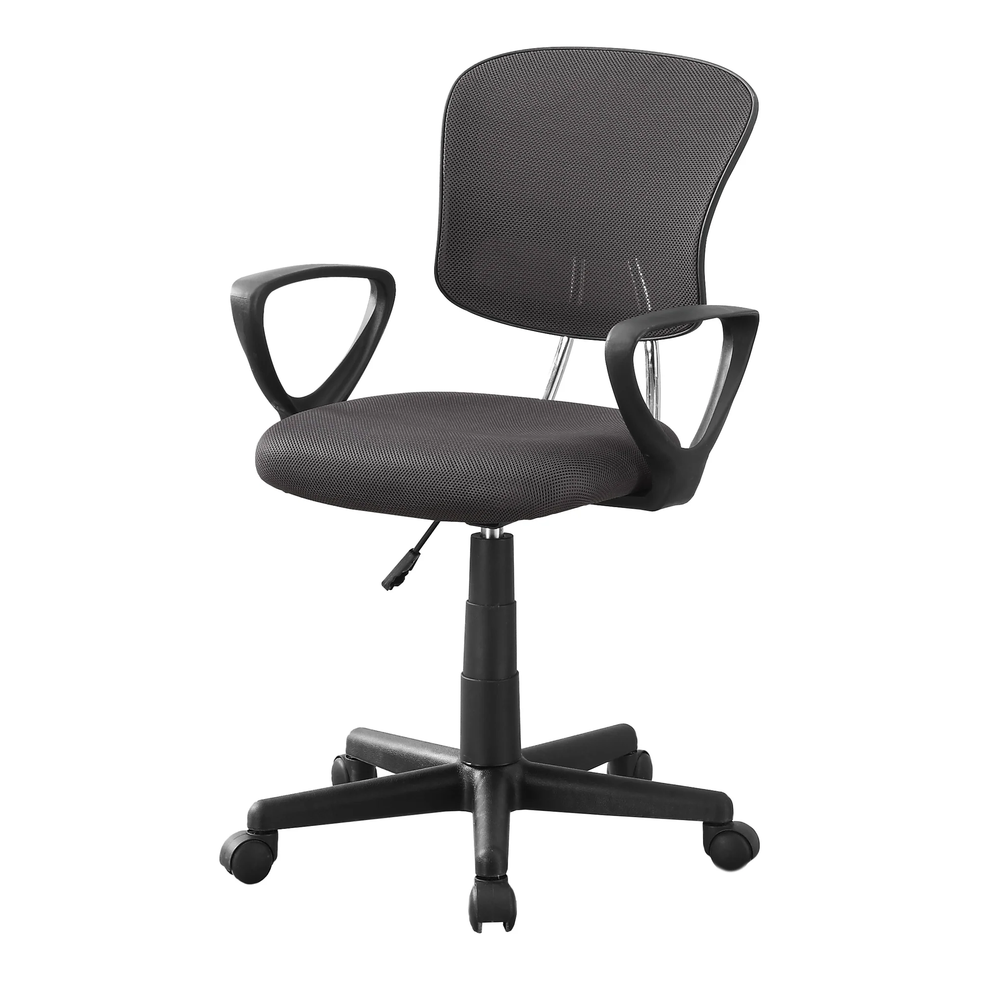 Black Foam Metal Polypropylene Polyester Office Chair By Homeroots - Image 9