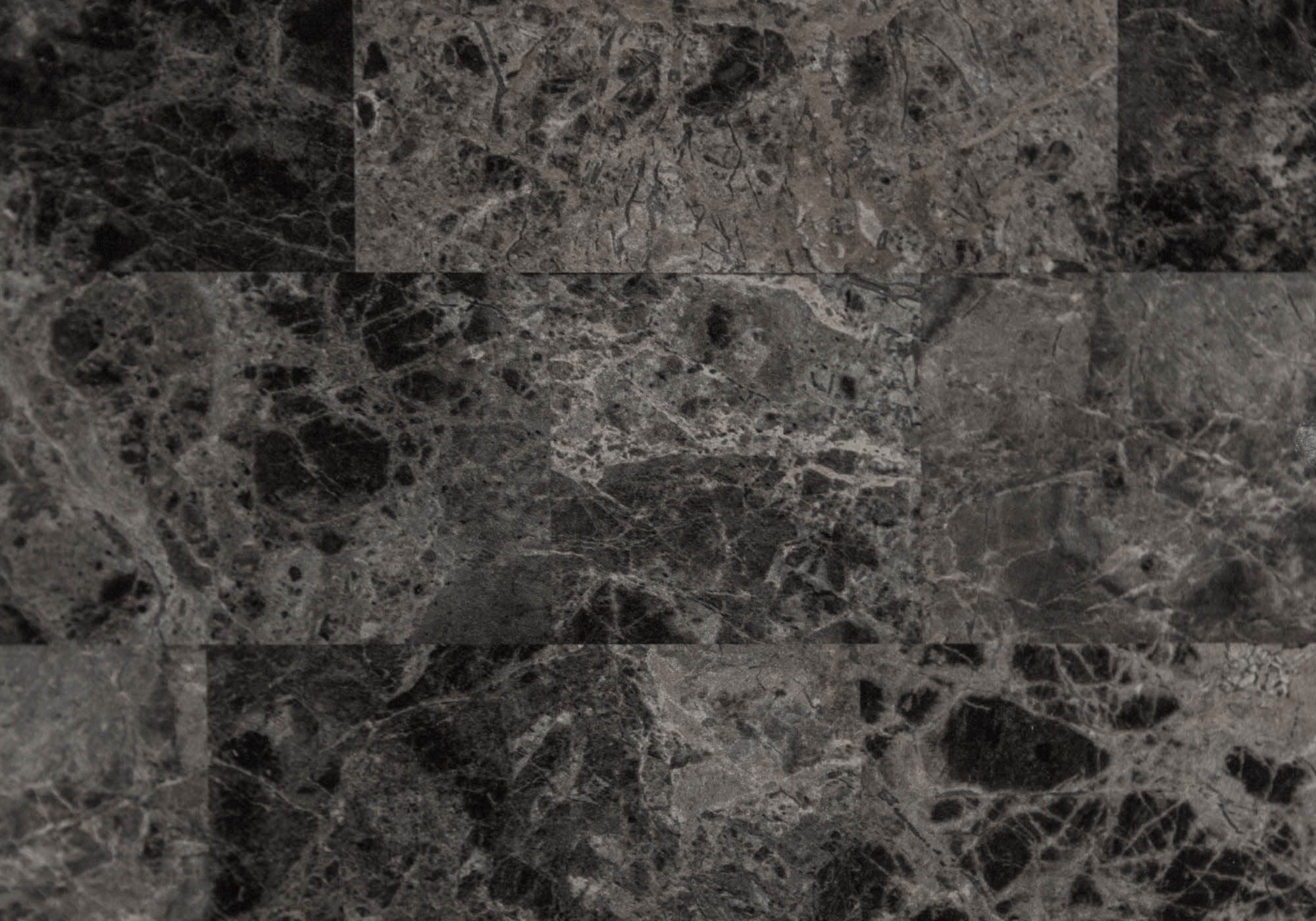 Black Grey Marble-Look Top Table Set - 3Pcs Set By Homeroots - Image 7
