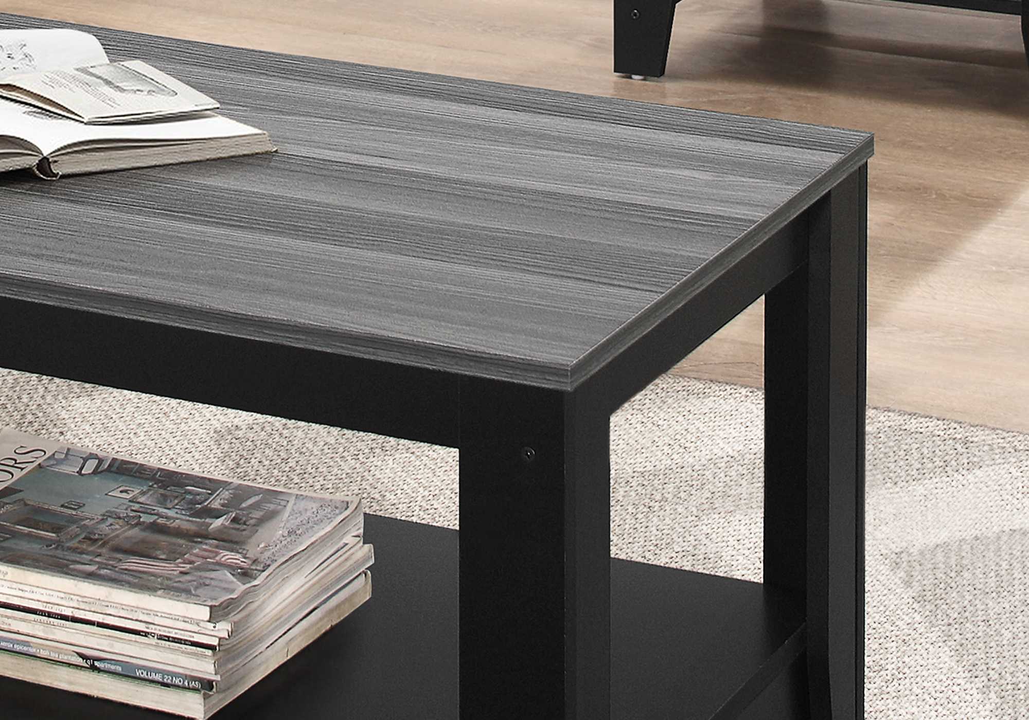 Black Grey Top Table Set  3Pcs Set By Homeroots - Image 5
