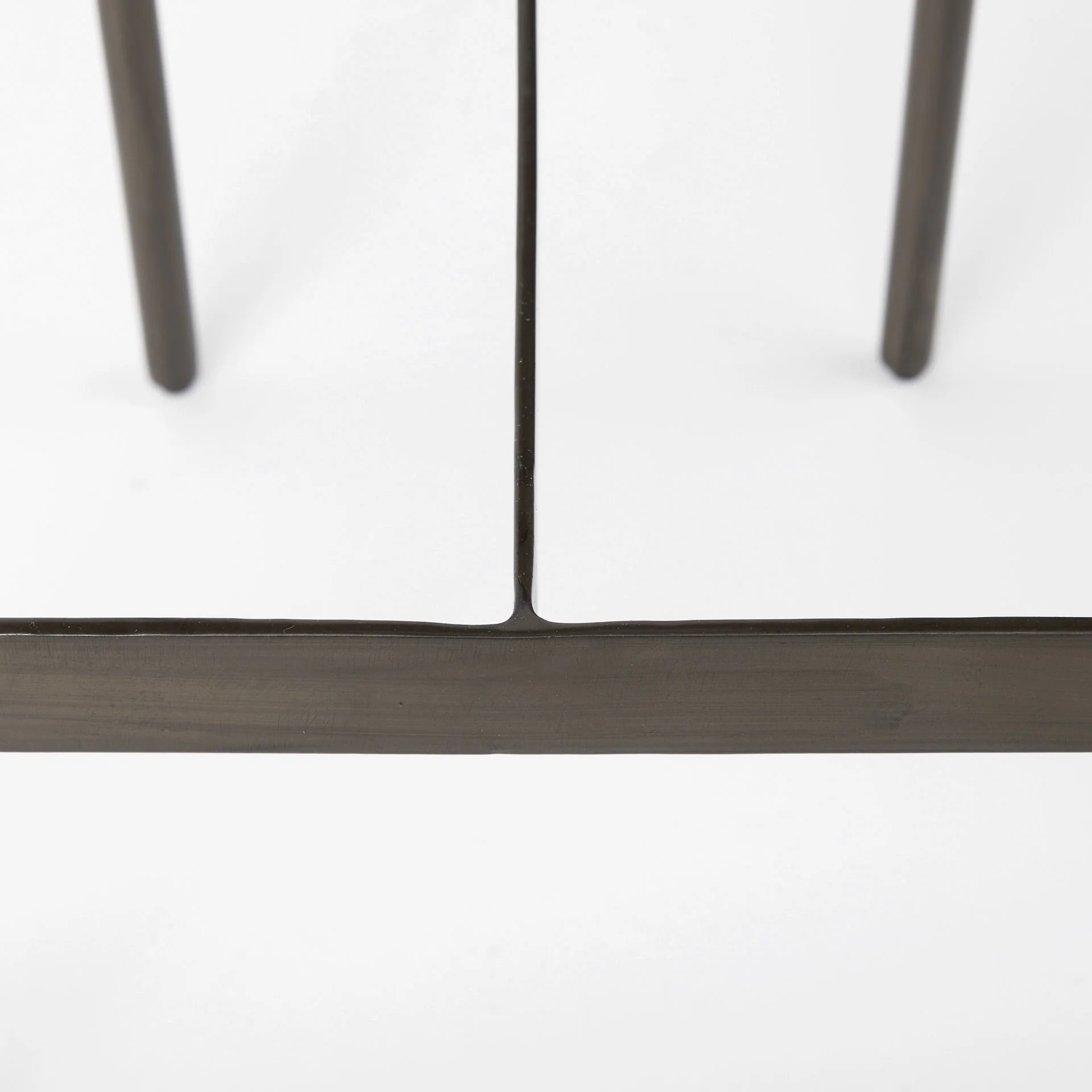 Black Leather Bar Stool With Gold Metal Frame By Homeroots - Image 9