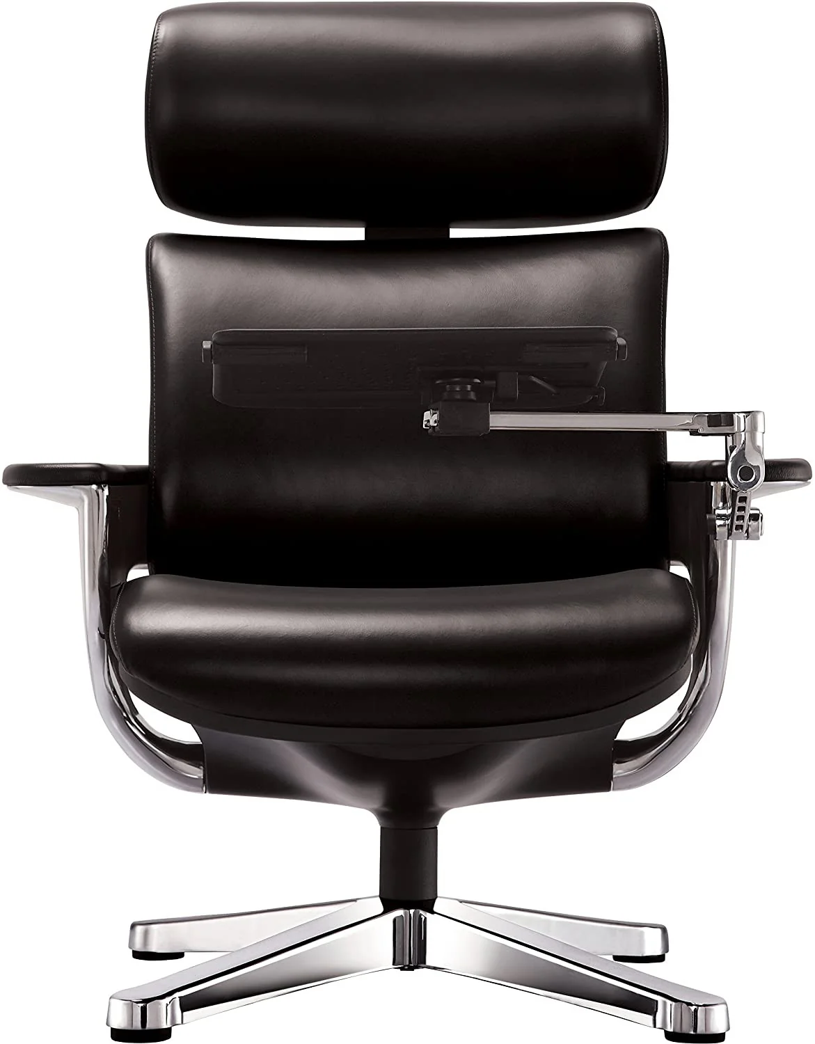 Black Leather Chair By Homeroots - 372428 - Image 2