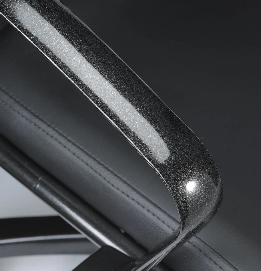 Black Leather Chair By Homeroots - 372374 - Image 3