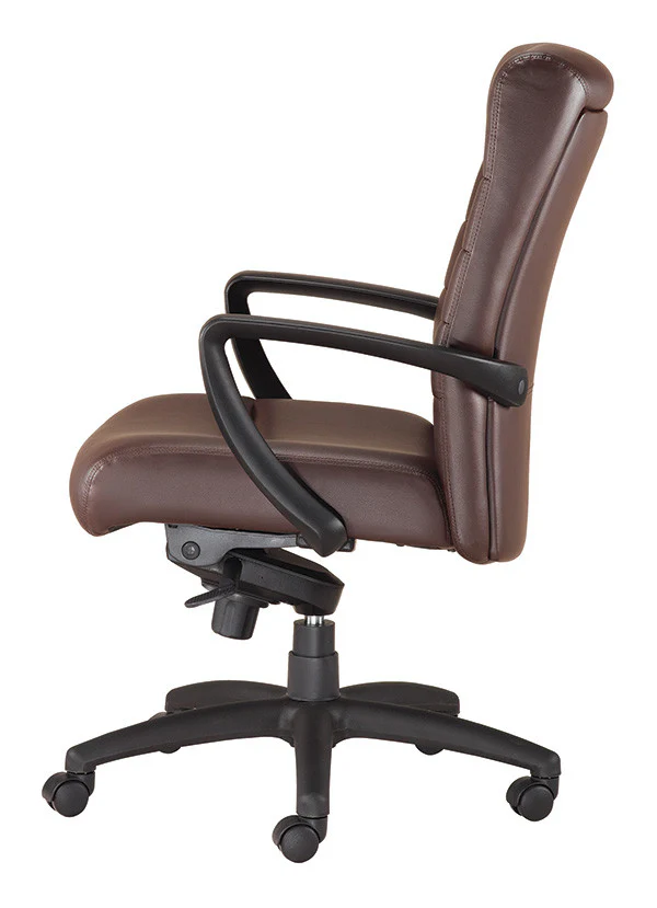 Black Leather Chair By Homeroots - 372375 - Image 8