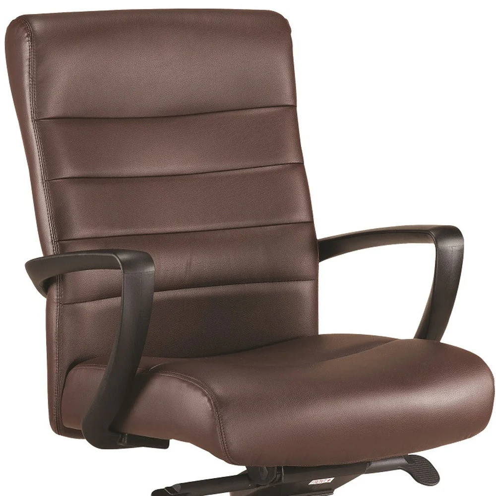 Black Leather Chair By Homeroots - 372378 - Image 9