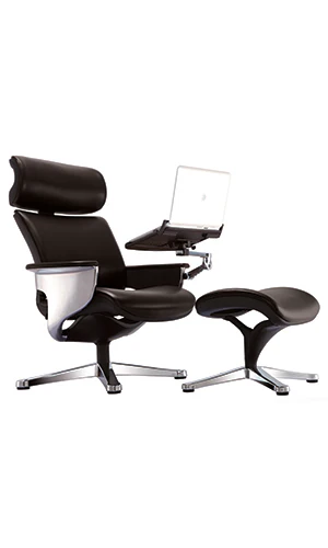 Black Leather Chair By Homeroots - 372428 - Image 5