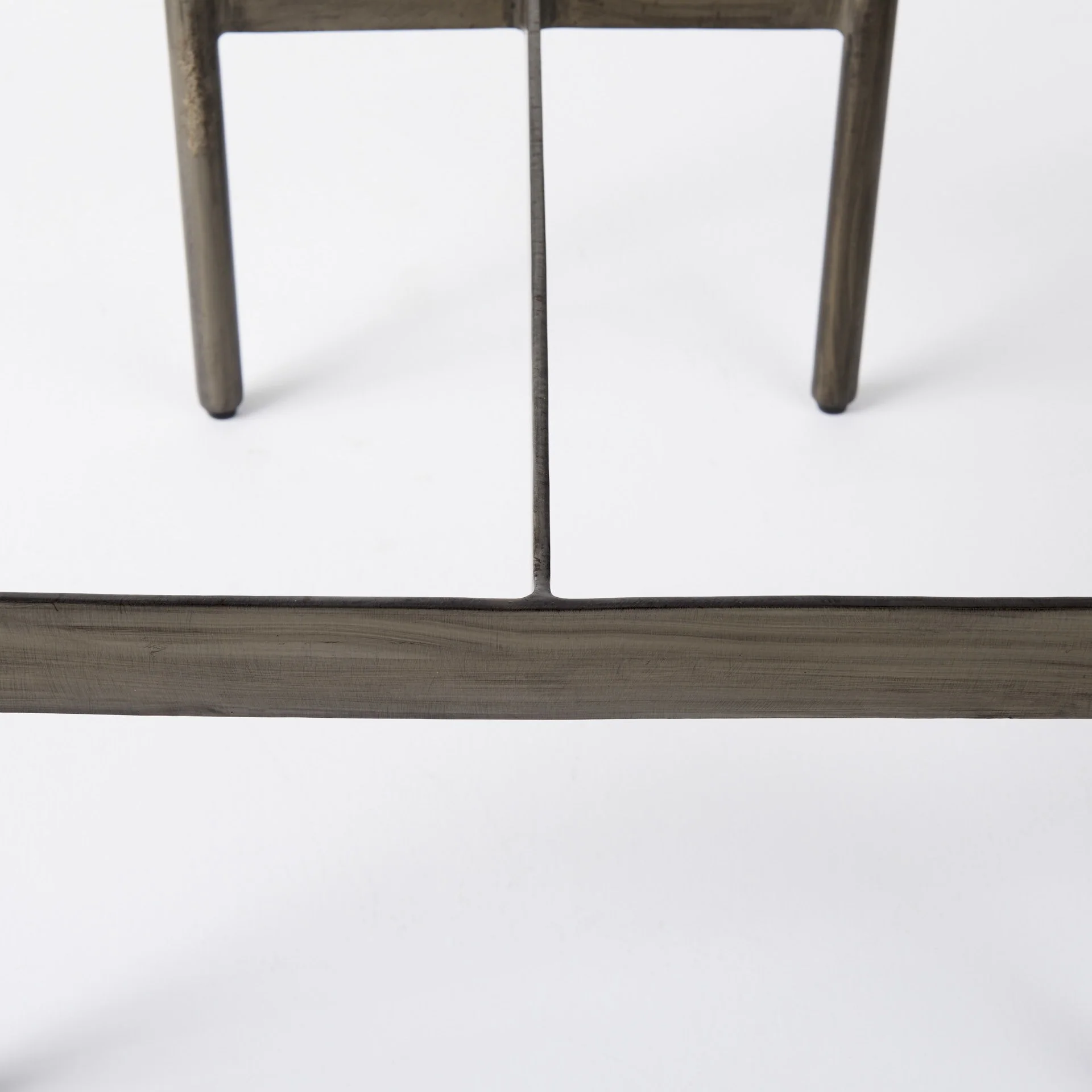 Black Leather Counter Stool With Gold Metal Frame By Homeroots - Image 9