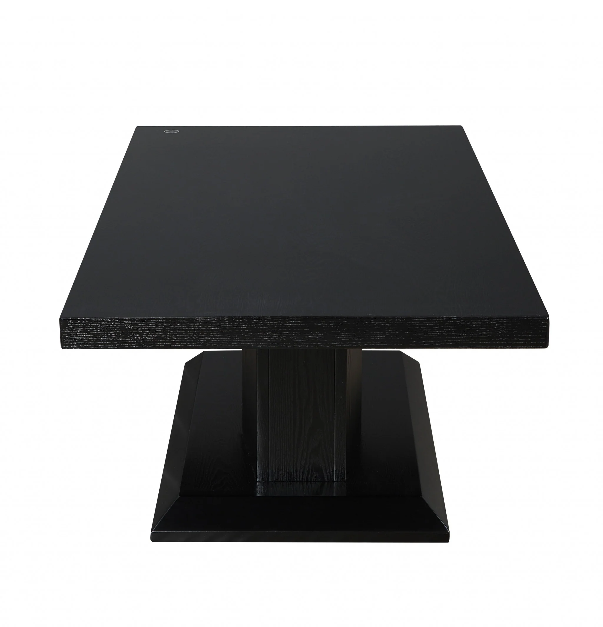 Black LED Wood Glass Coffee Table By Homeroots - Image 3