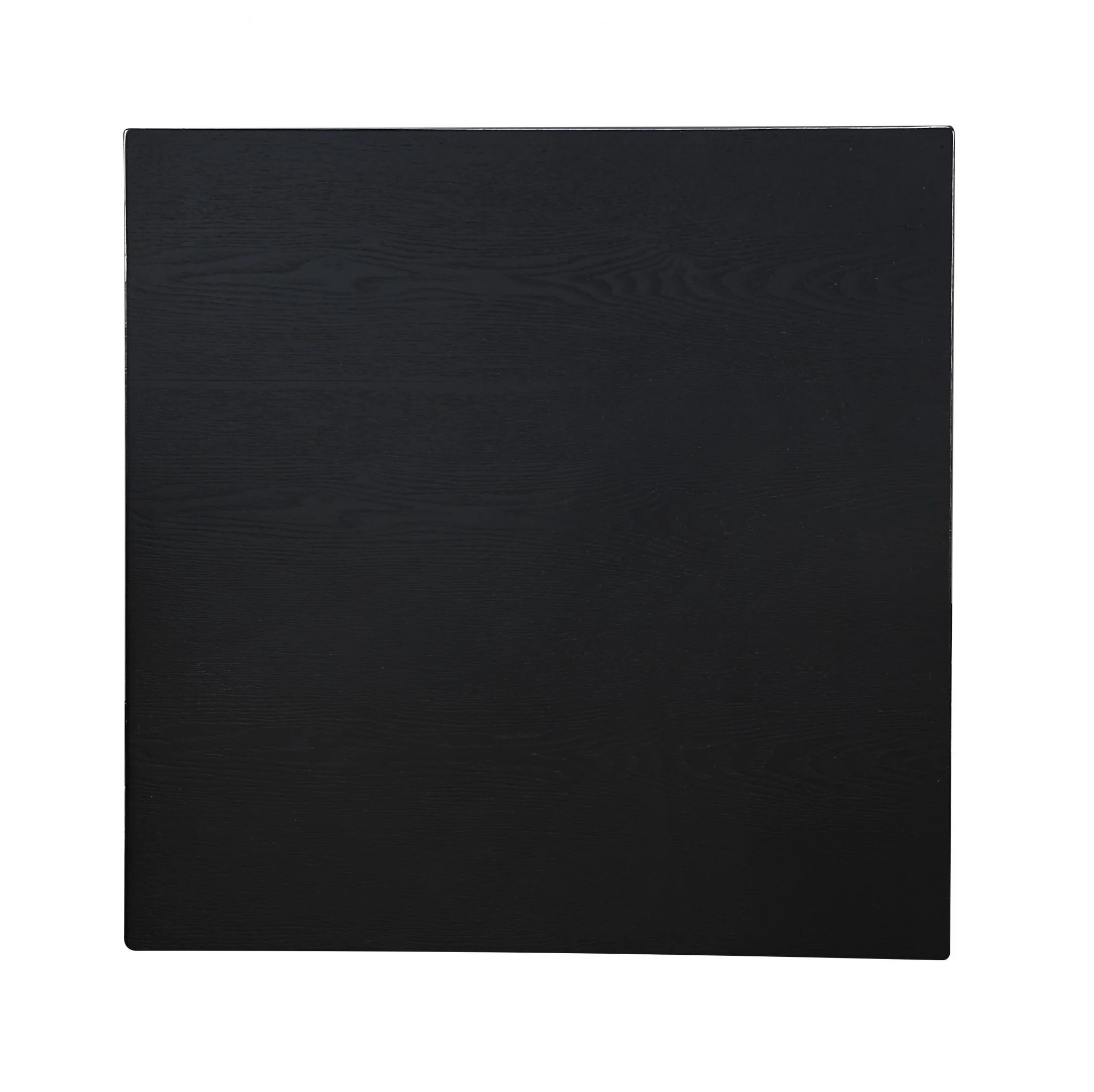 Black LED Wood Glass End Table By Homeroots - Image 2